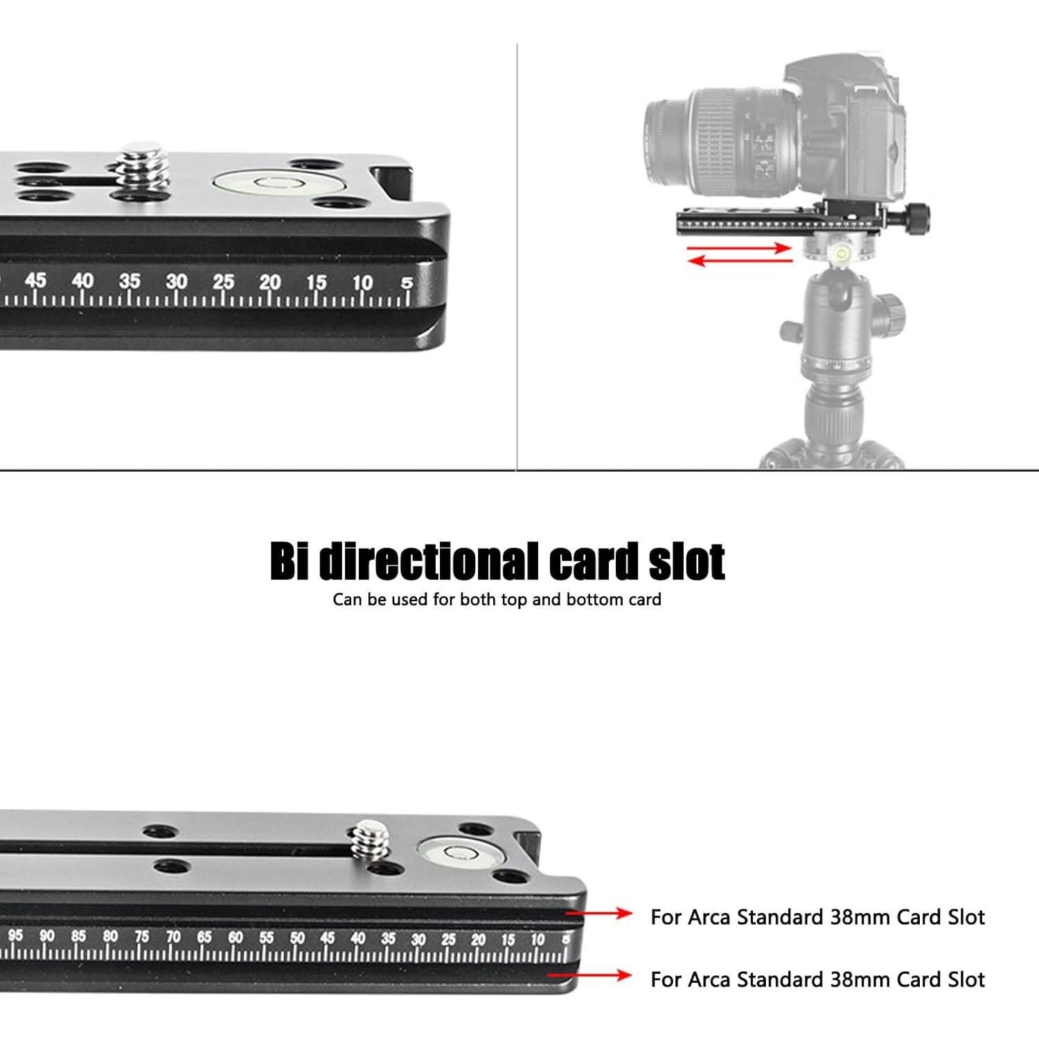 Abrazadera Deslizante Nodal Yunir 38mm Rápida para Trípode