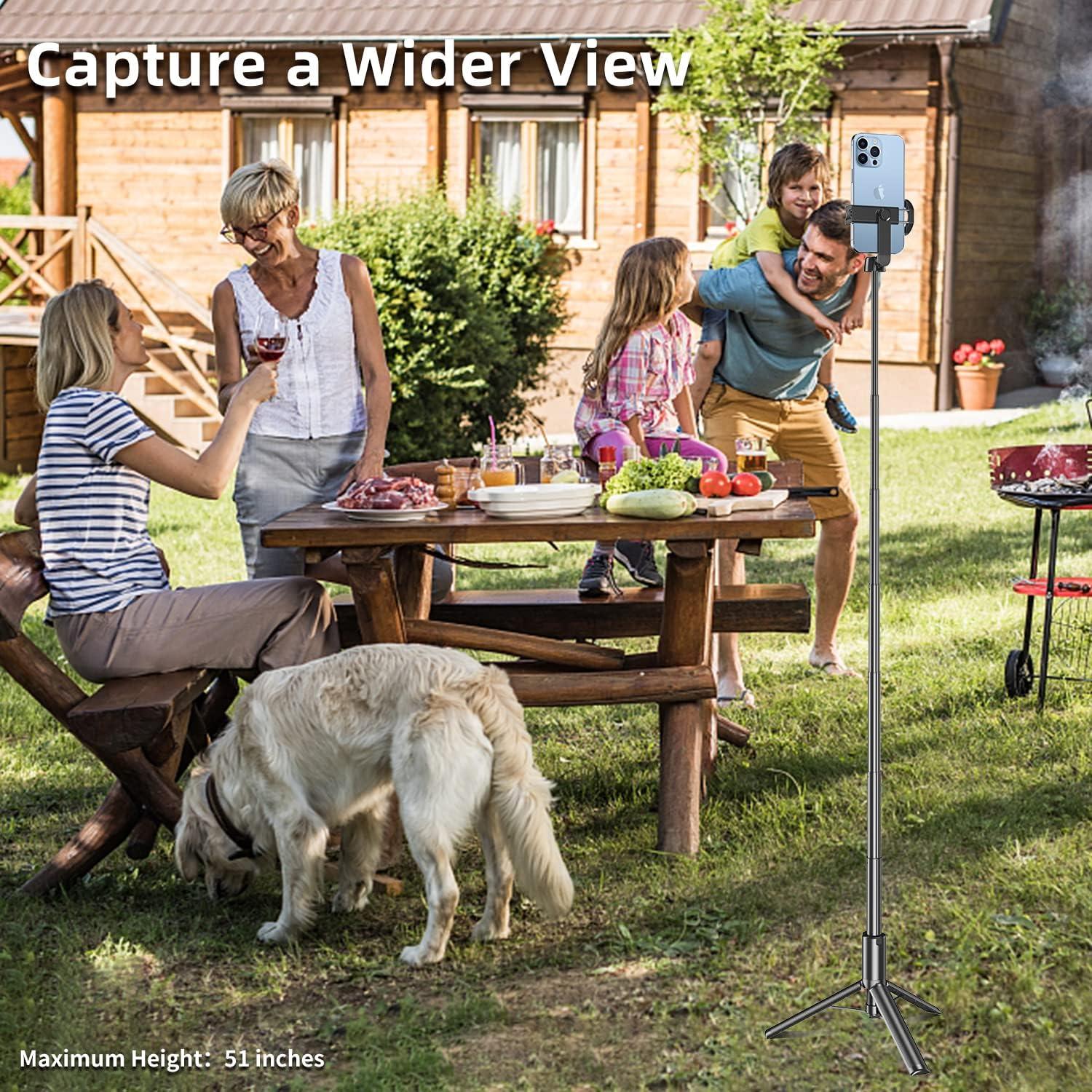 Trípode Selfie Vimitty para iPhone y Android, Control Remoto