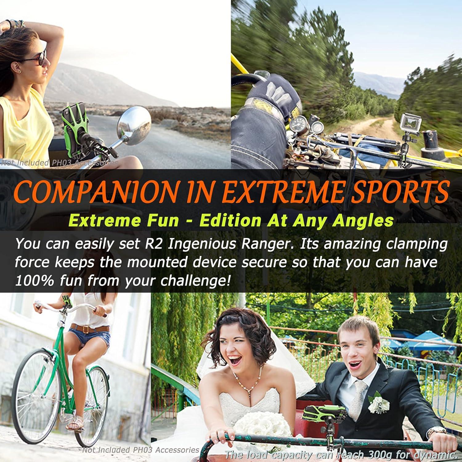 Soporte de cámara ajustable TAKEWAY R2 con cabezal de bola 360°