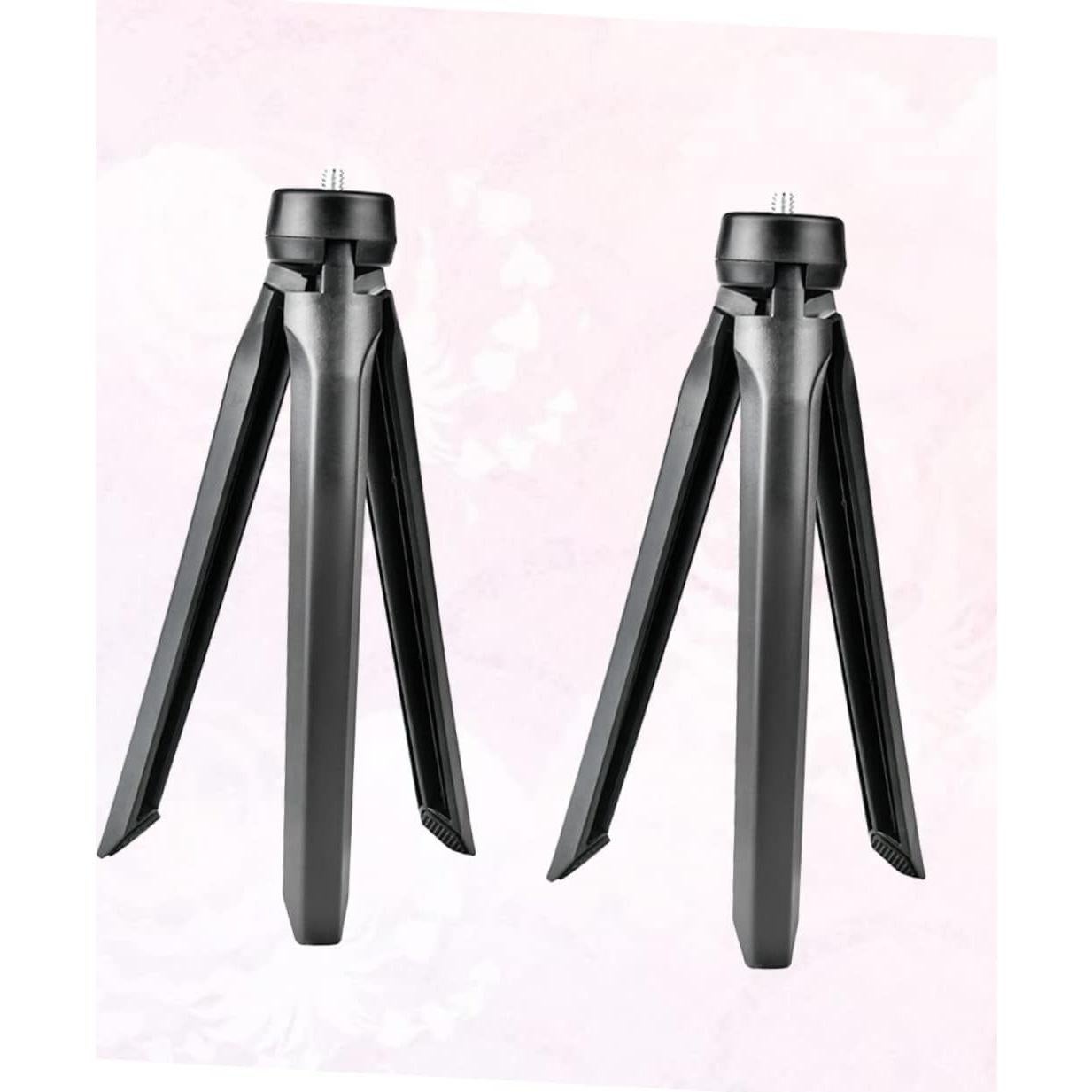 Housoutil Live Streaming Tripod for Phone 2pcs Adjustable Phone Holder Stand Stabilizer Compatible Smartphones for Vlogging and Photography