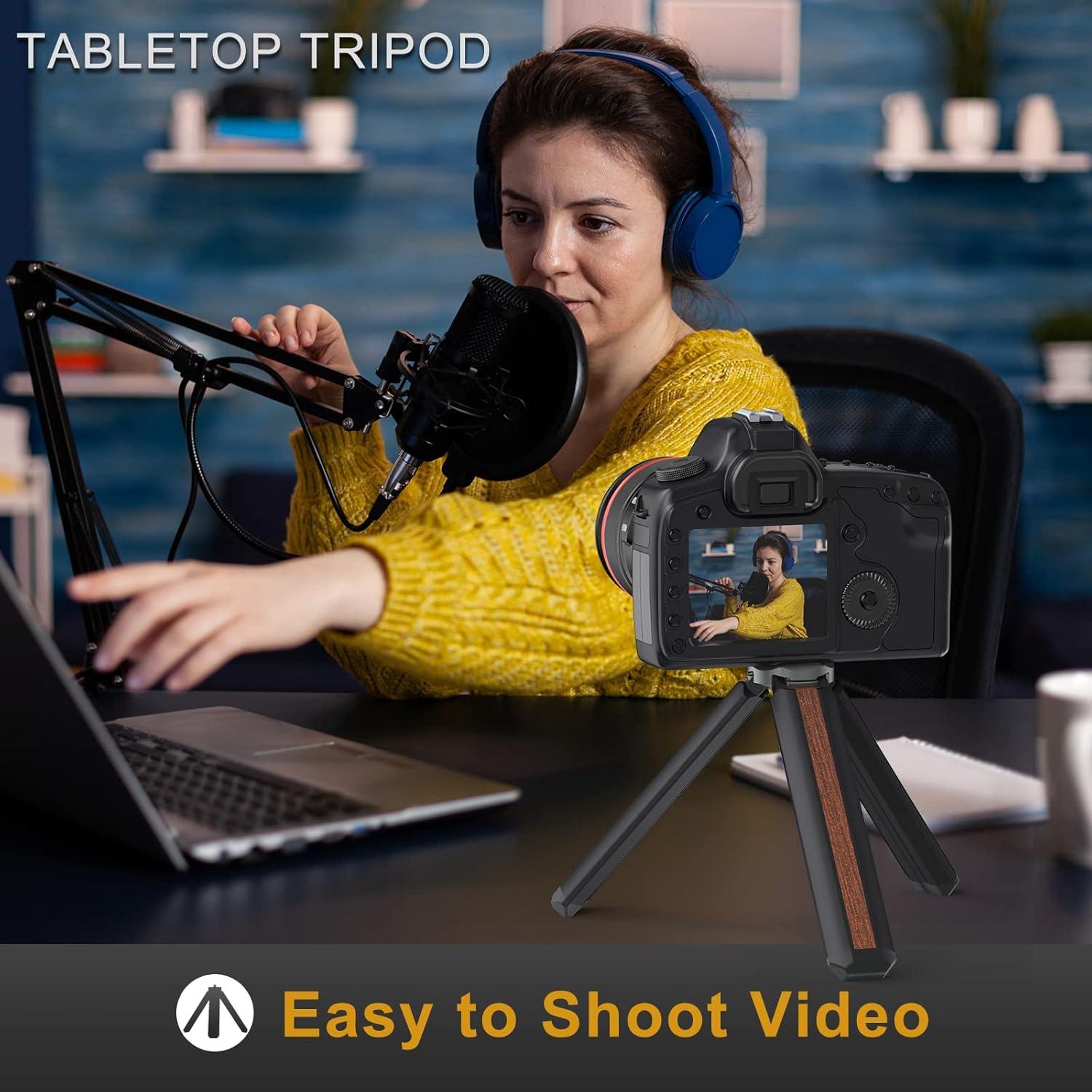 Mini Trípode de Mesa Portátil Poyinco para iPhone 12kg