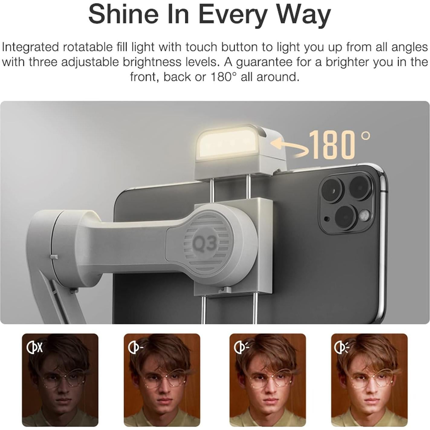 Estabilizador de Cardán Zhiyun Smooth-Q3 para Smartphone