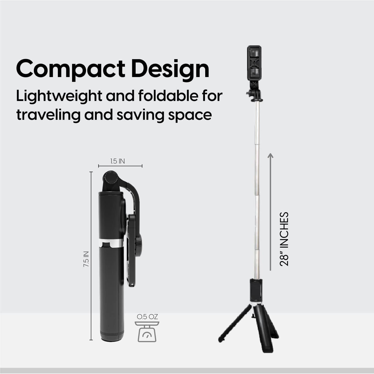 Trípode Selfie Stick TALK WORKS con Control Remoto - Compatible iPhone