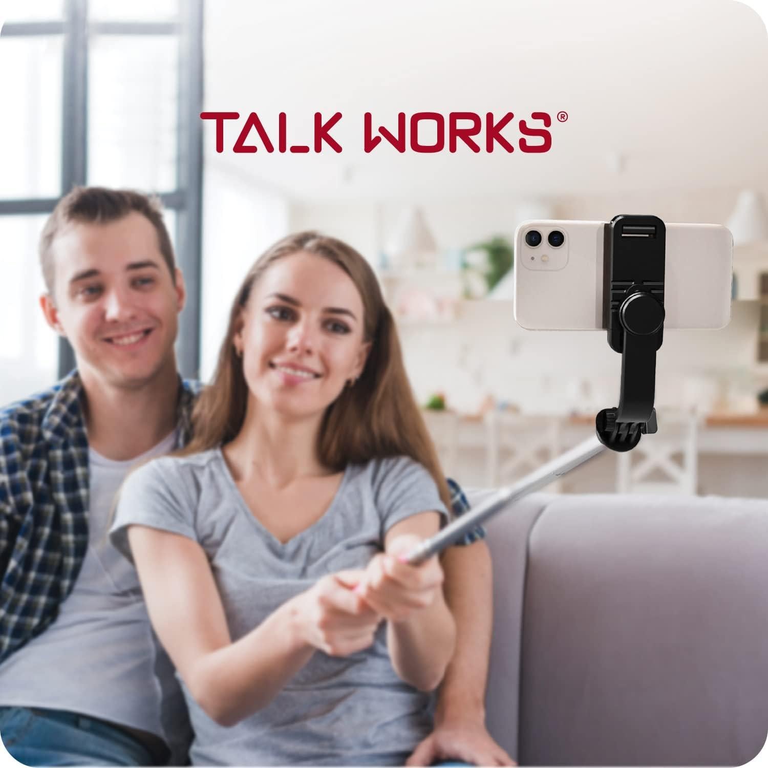 Trípode Selfie Stick TALK WORKS con Control Remoto - Compatible iPhone