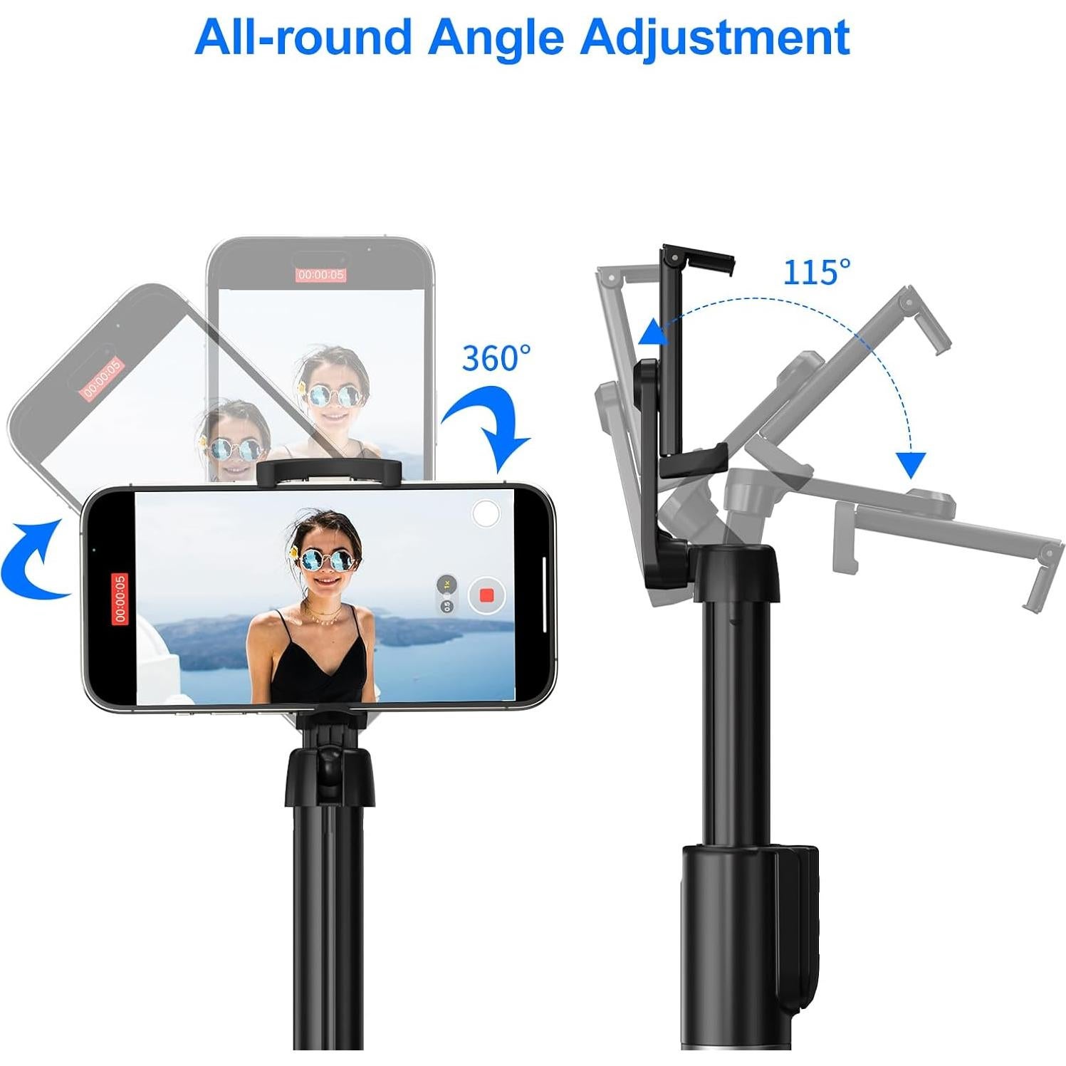 Trípode Selfie 130cm King Ma con Control Remoto para iPhone