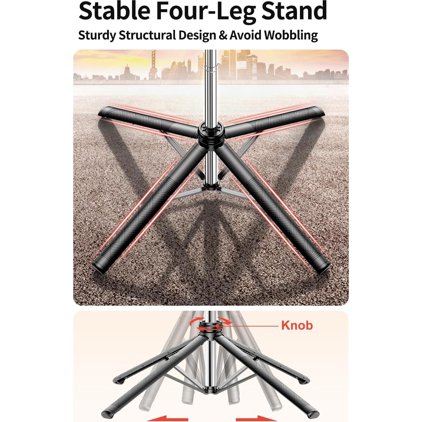 Trípode Extensible para Teléfono Meiyanshikong 71" con Control Remoto