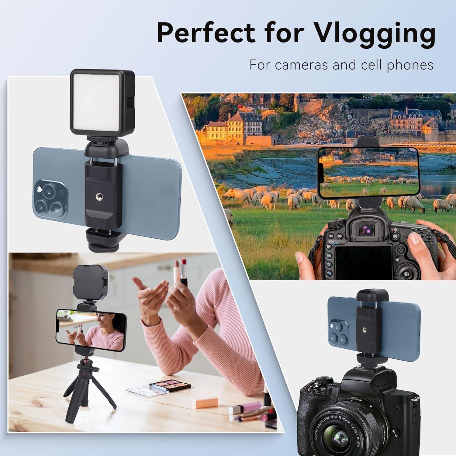 Soporte de trípode para teléfono MECHRIG con zapata fría