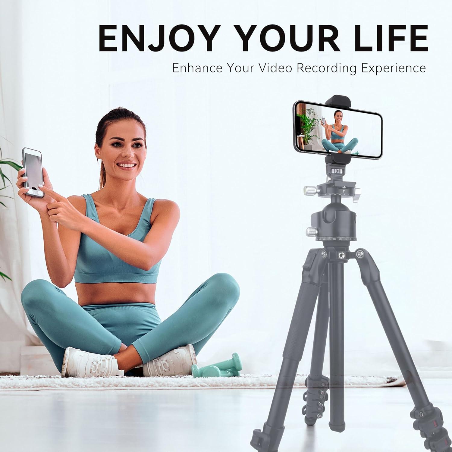 Soporte de trípode para teléfono MECHRIG con zapata fría