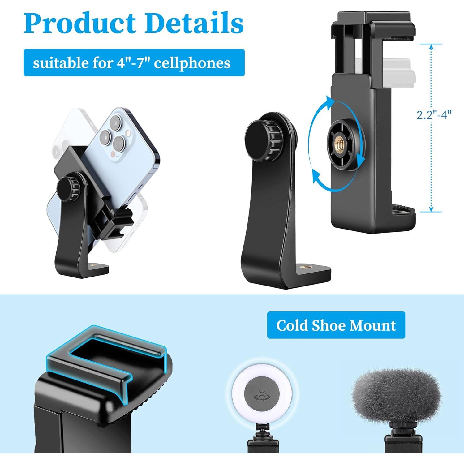 Soporte Universal para Teléfono Celular Nineigh con Brazo Flexible 34.8 cm