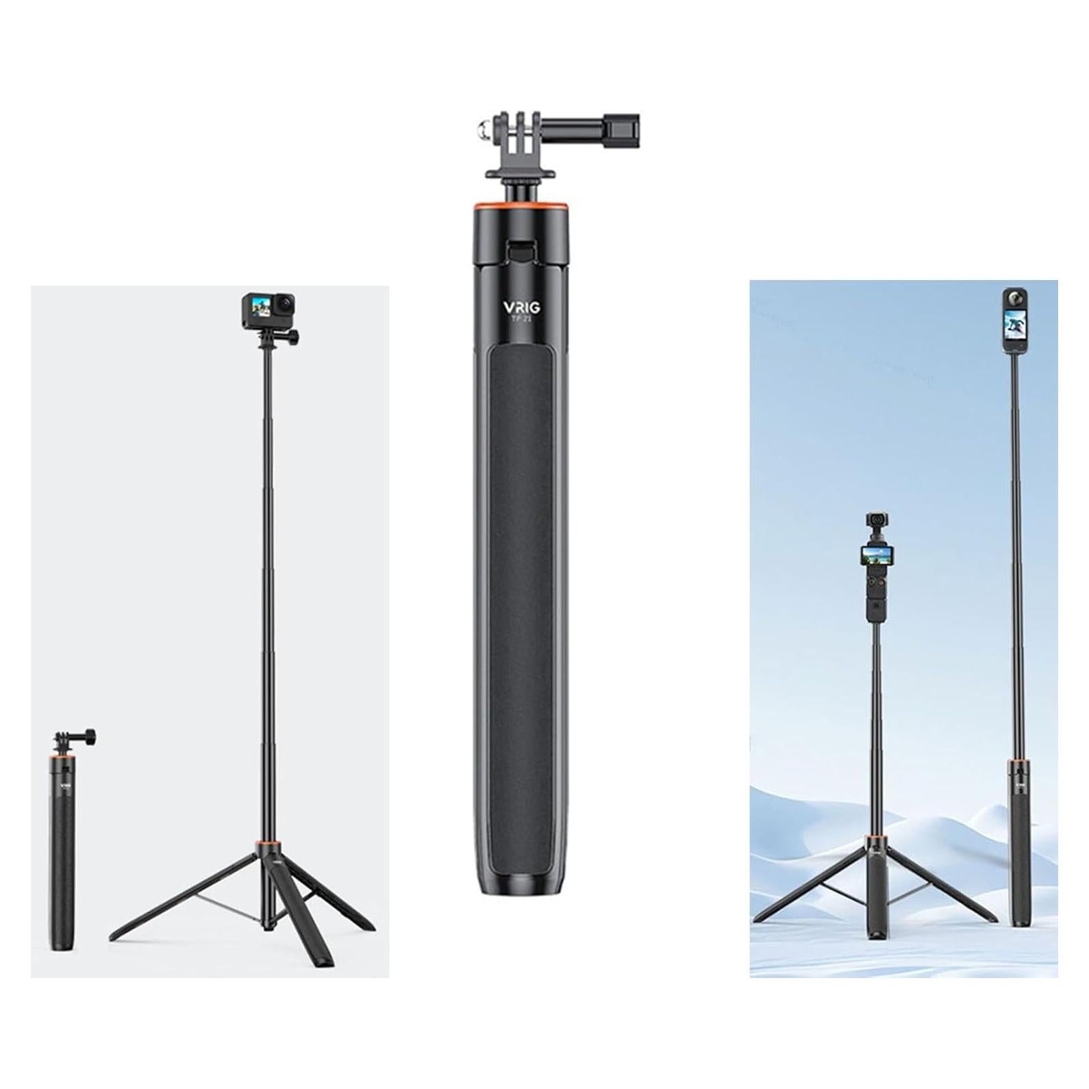 Trípode Extensible LICHIFIT para DJI OSMO Pocket 3 y Action 4