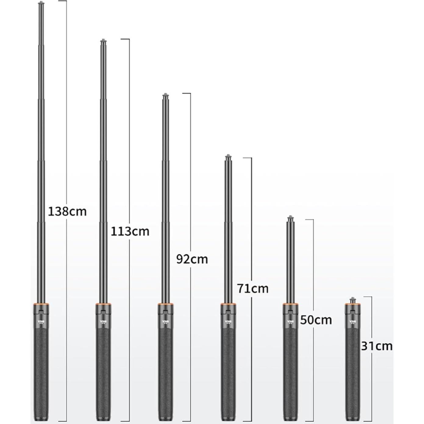 Trípode Extensible LICHIFIT para DJI OSMO Pocket 3 y Action 4