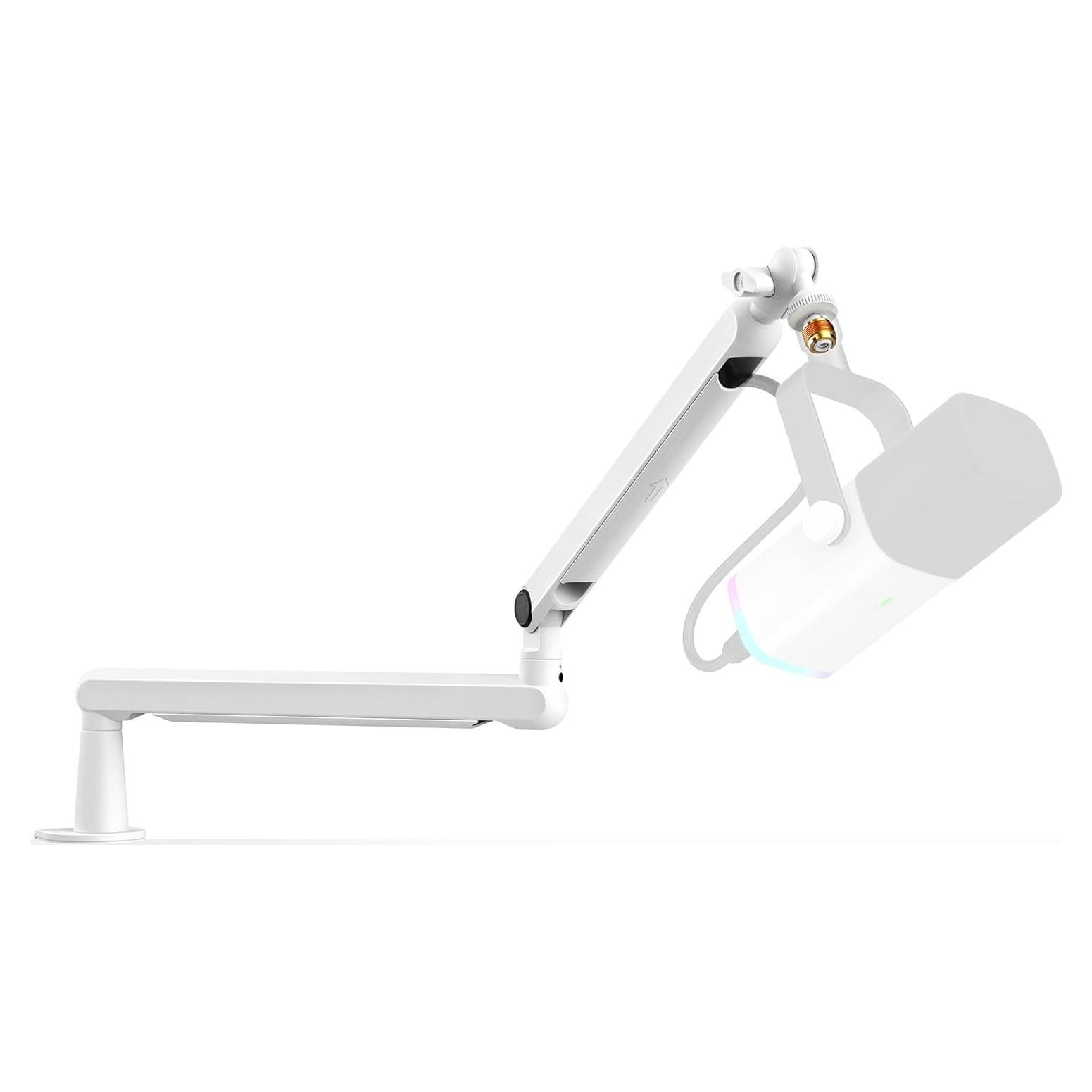 Soporte de Micrófono de Brazo FIFINE BM88 Blanco Ajustable