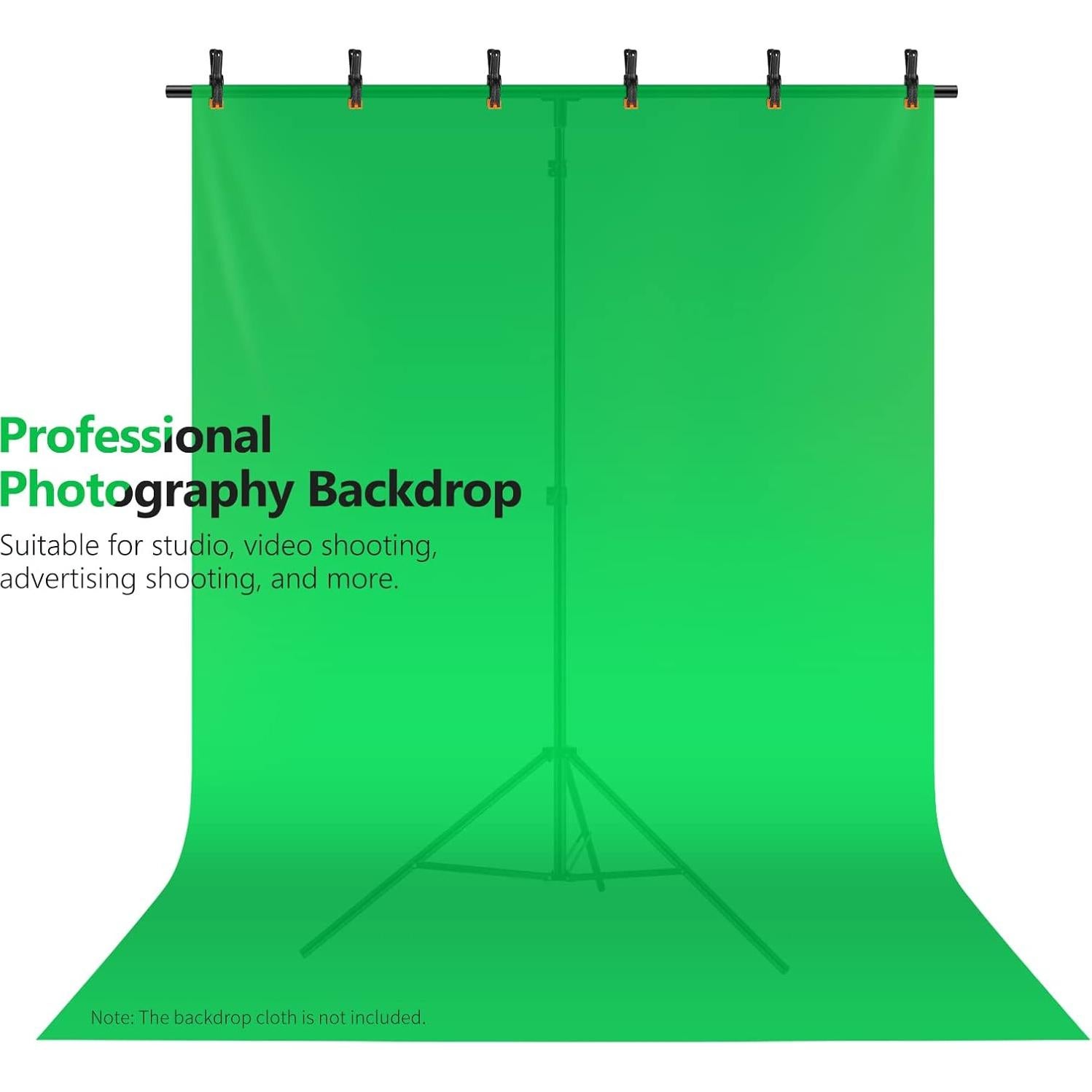 Kit de Soporte de Fondo NEEWER 2.6m Ajustable con 6 Abrazaderas