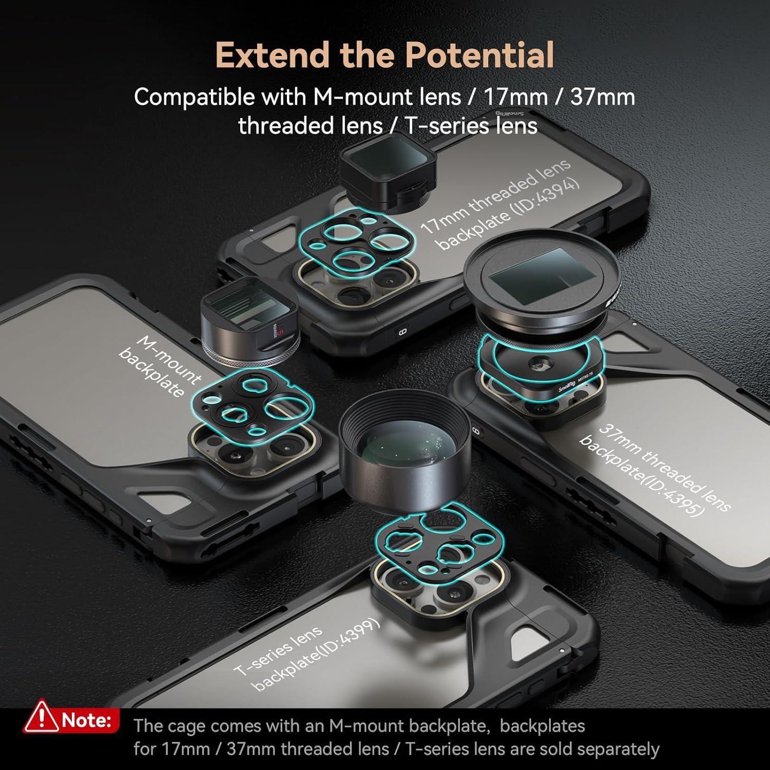 Kit de jaula de video SmallRig para iPhone 15 Pro Max