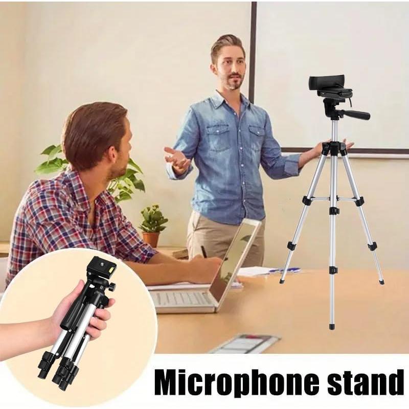 Trípode para Webcam AceTaken 65cm Ajustable 1/4"-20