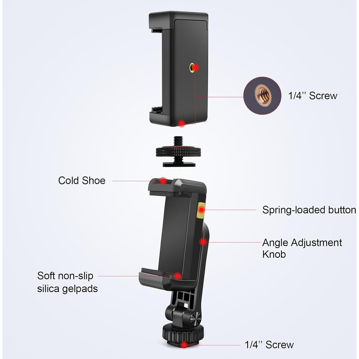 Adaptador de Montaje para Trípode Mechrig YD032 Universal 360°