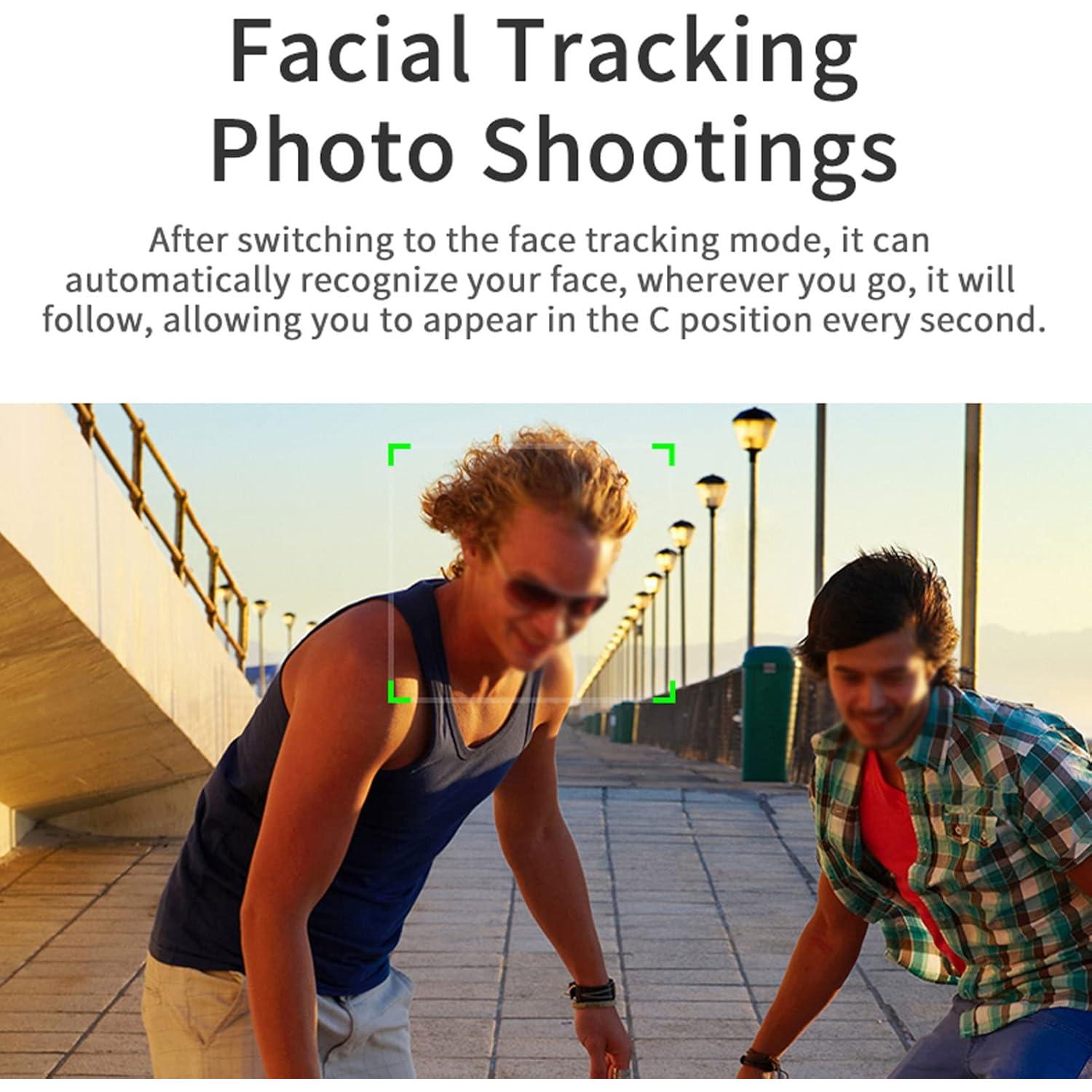 Trípode Inteligente de Seguimiento Facial Diyeeni 360° para Teléfono