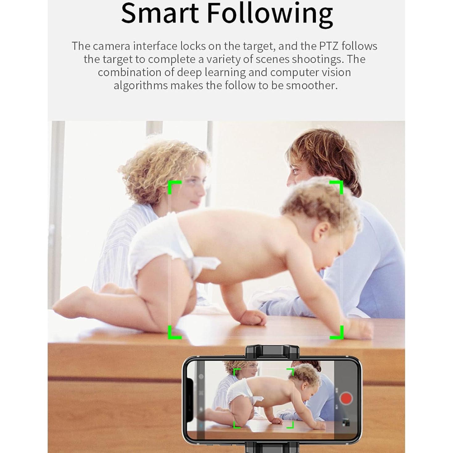 Trípode Inteligente de Seguimiento Facial Diyeeni 360° para Teléfono