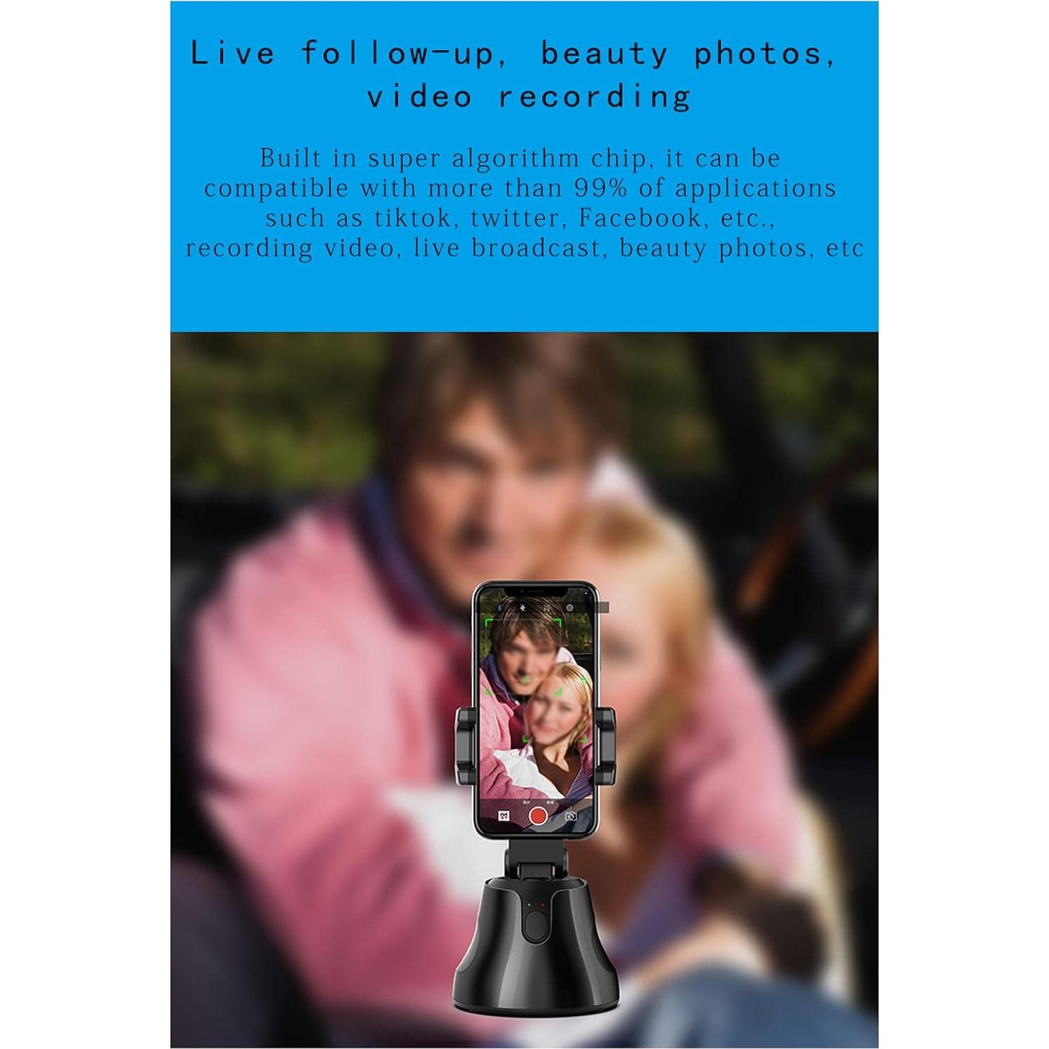 Trípode Inteligente de Seguimiento Facial Diyeeni 360° para Teléfono