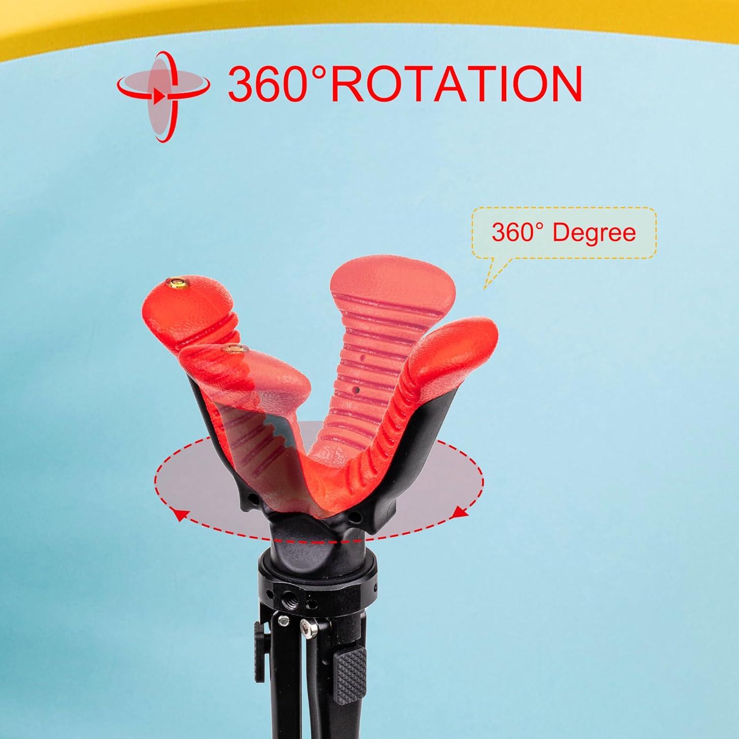 Soporte de trípode Zeadio para cámara ajustable 360°