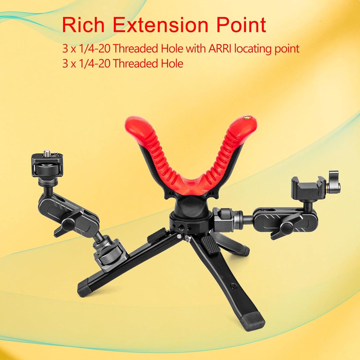 Soporte de trípode Zeadio para cámara ajustable 360°