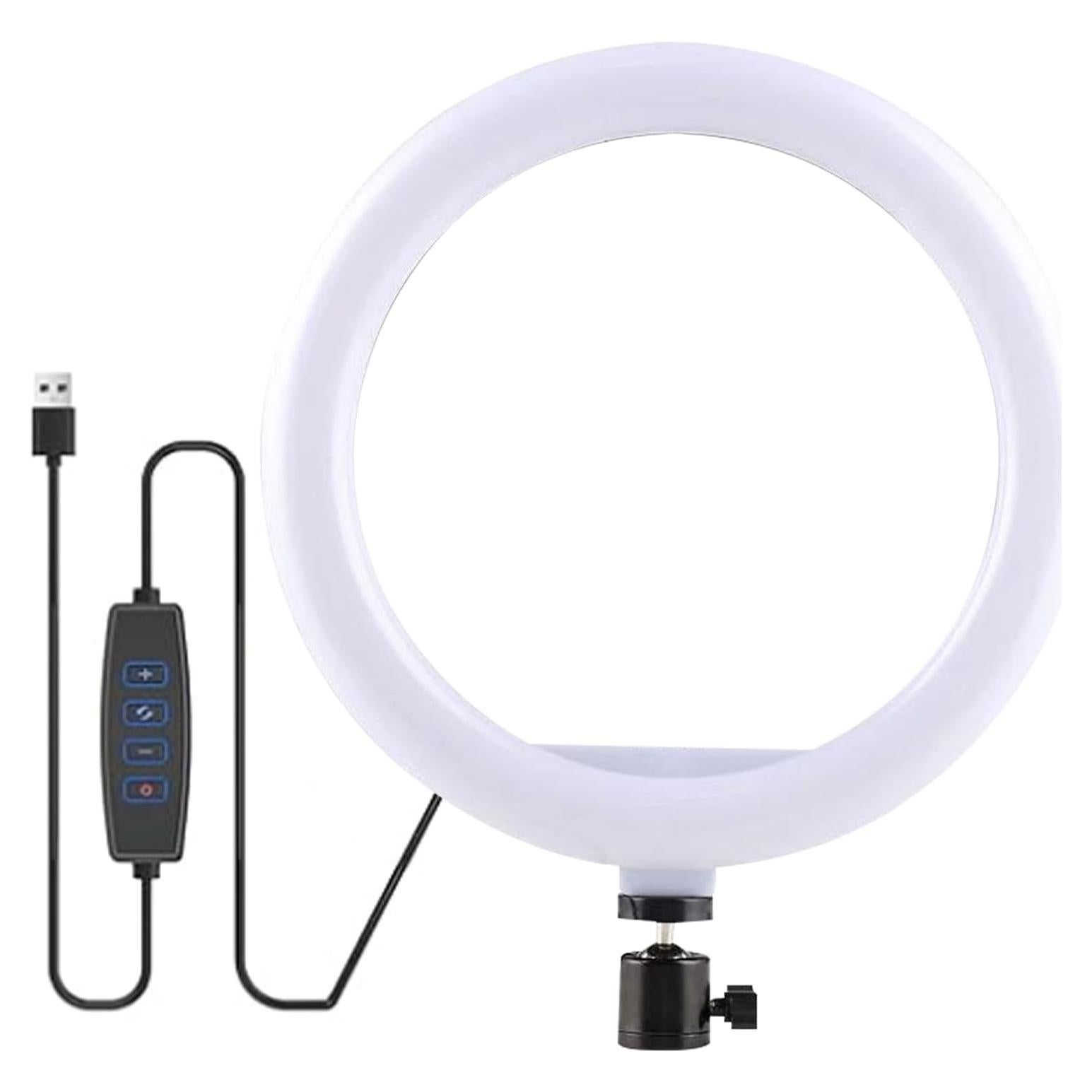 Anillo de Luz Selfie Nayubo con 3 Modos y 10 Niveles de Brillo