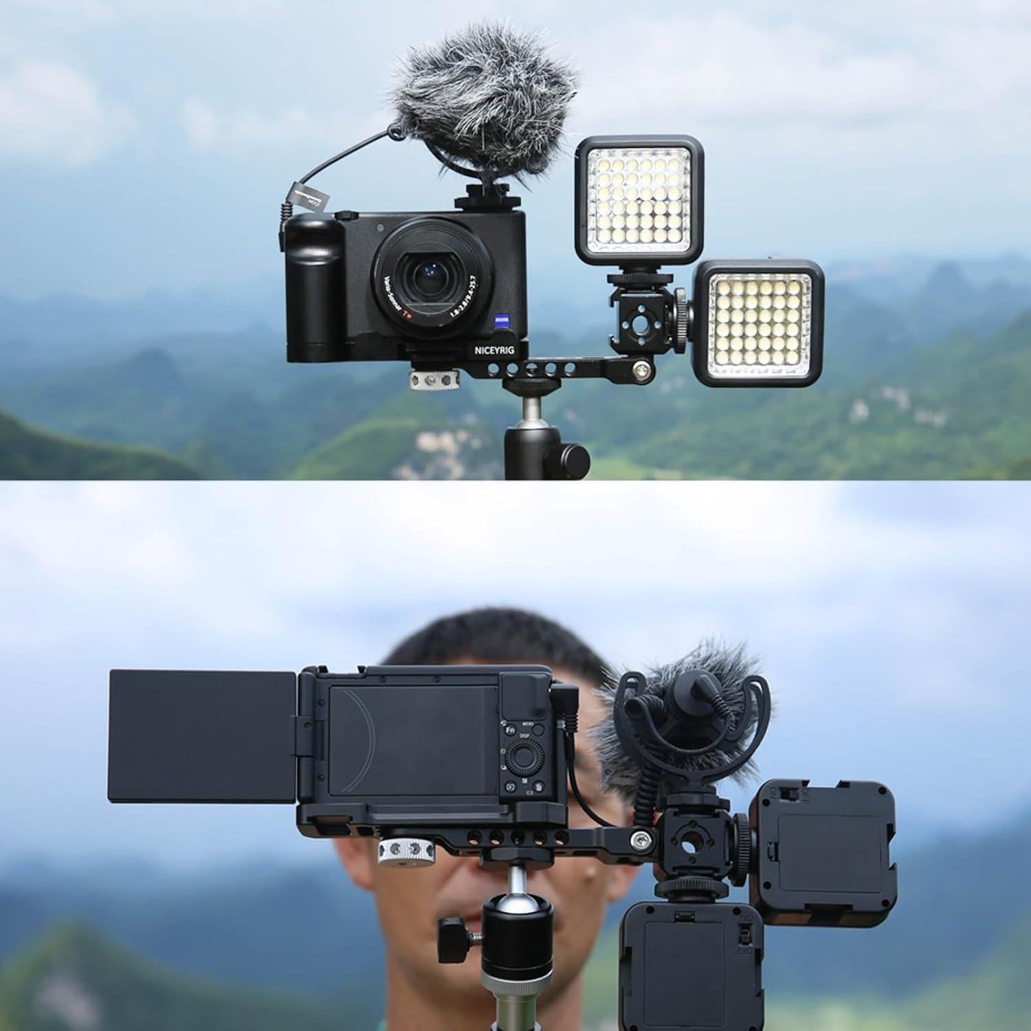 Soporte de Extensión de Zapata Fría NICEYRIG 115mm para Vlogging