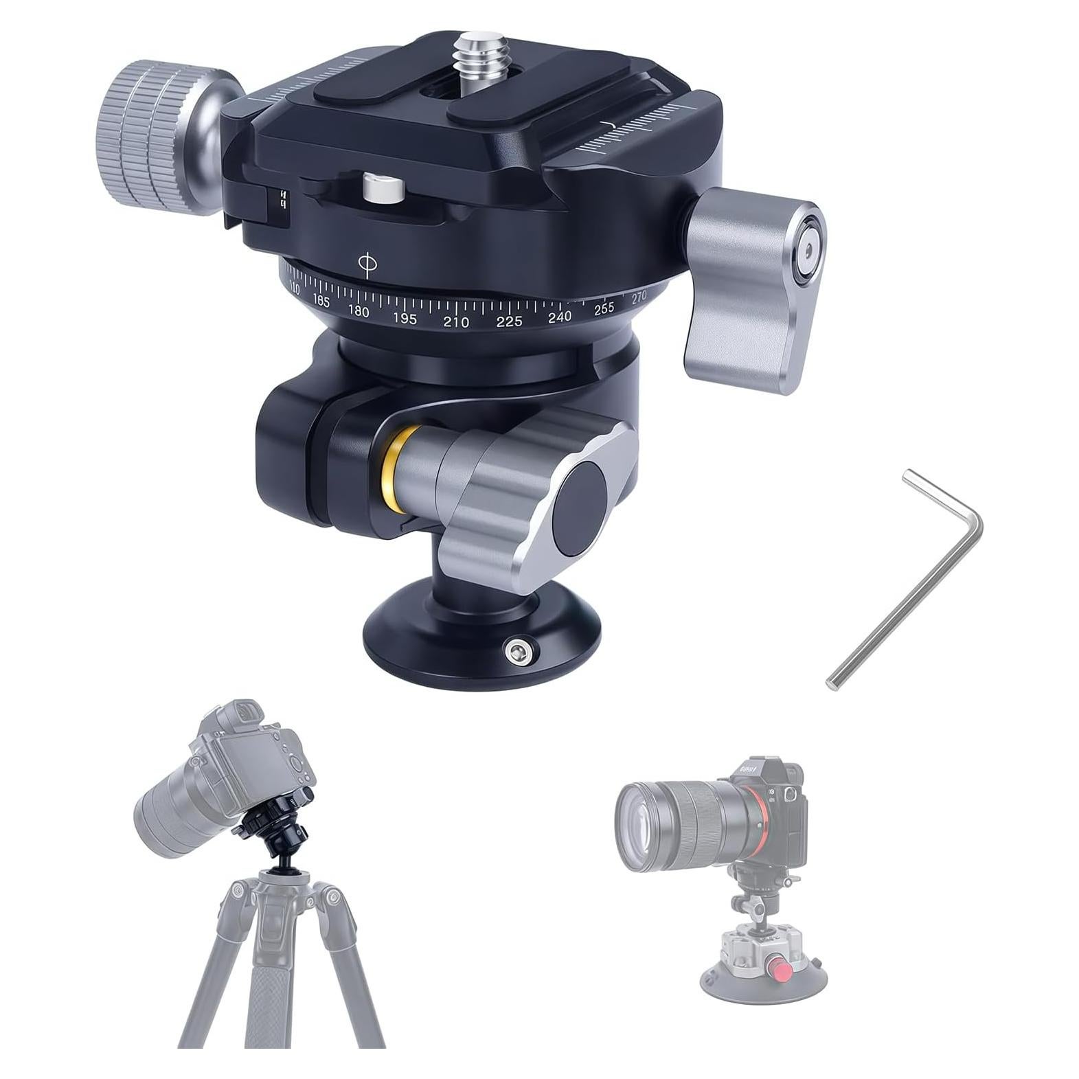 Montura de Trípode Came-TV 61038 con Cabezal Esférico 360°