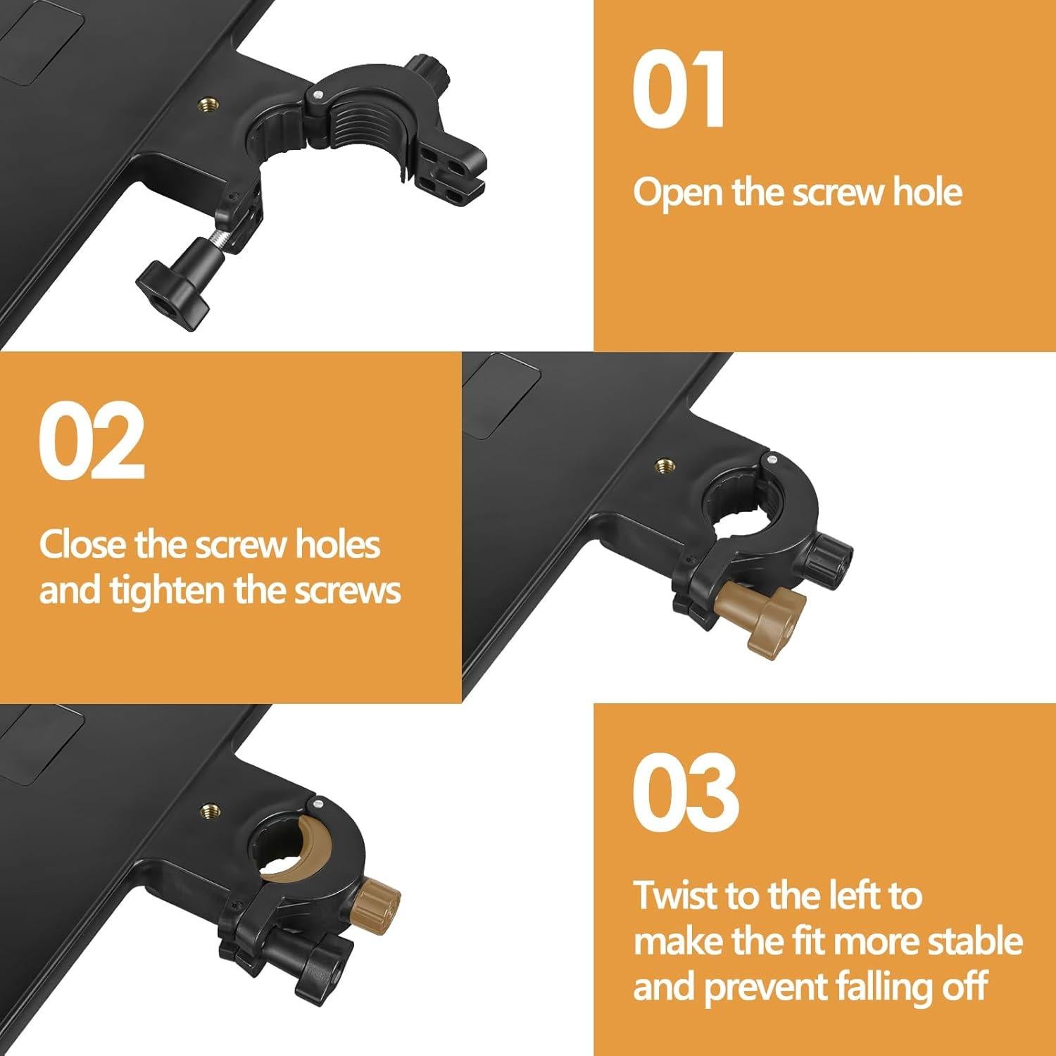 Soporte de Micrófono Geekria Ajustable Negro 20x26.3cm