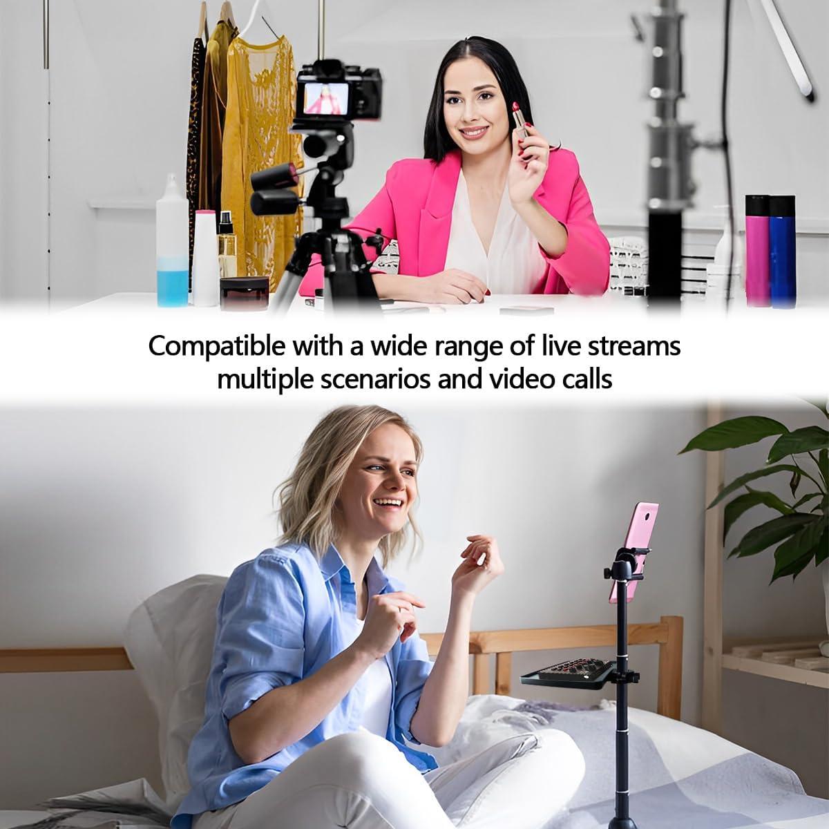 Bandeja Soporte Micrófono YOLUFER Ajustable 270x205mm Negro