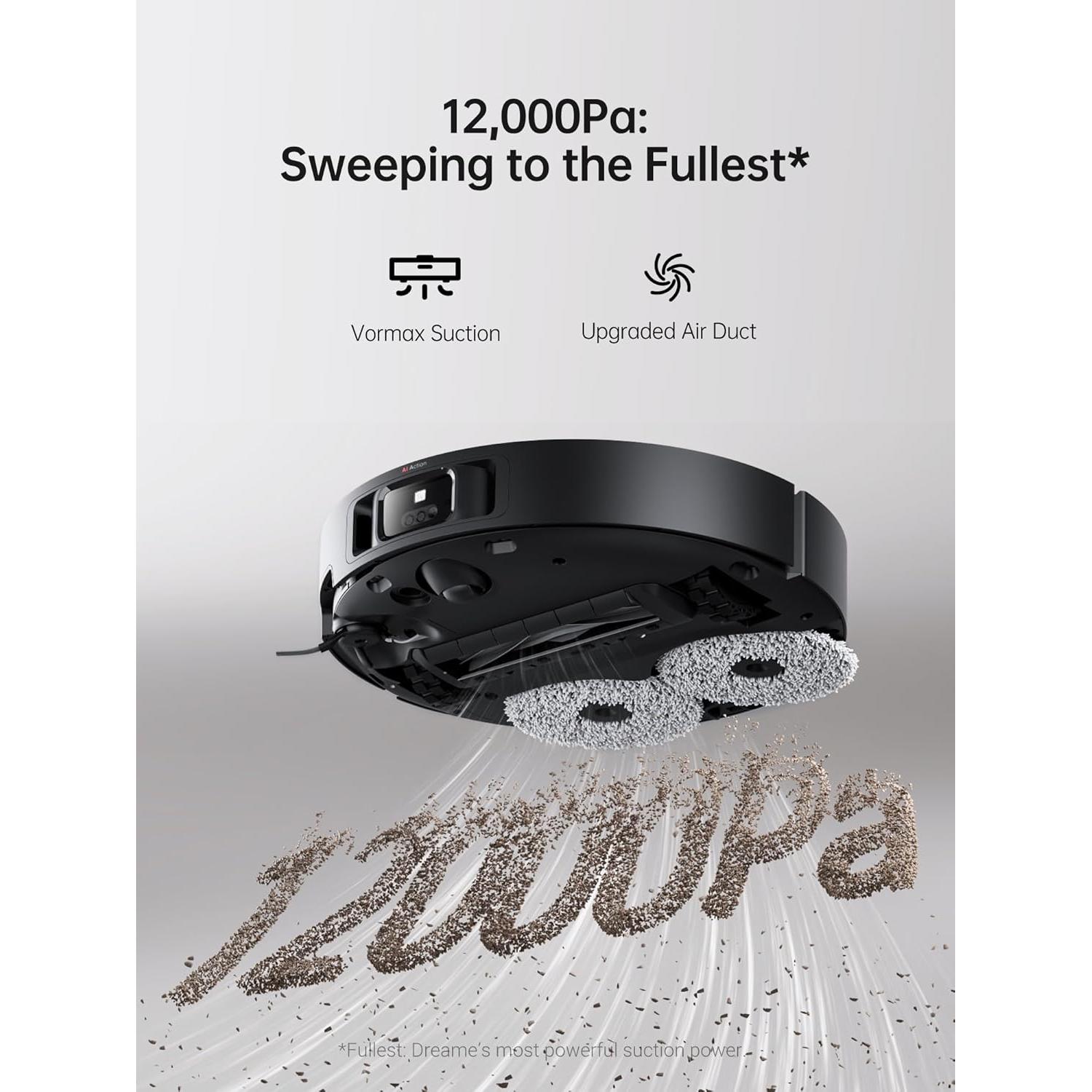 Aspiradora Robótica DREAME X40 Ultra 12000Pa con Mopa Elevable
