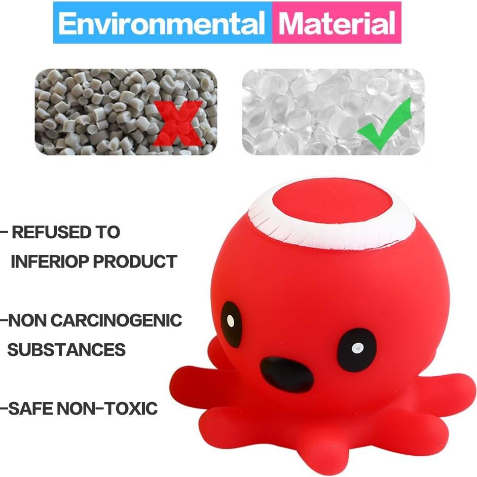 Juguetes de Baño Yeonha 4 Pack Flotantes Iluminados 8,89 cm