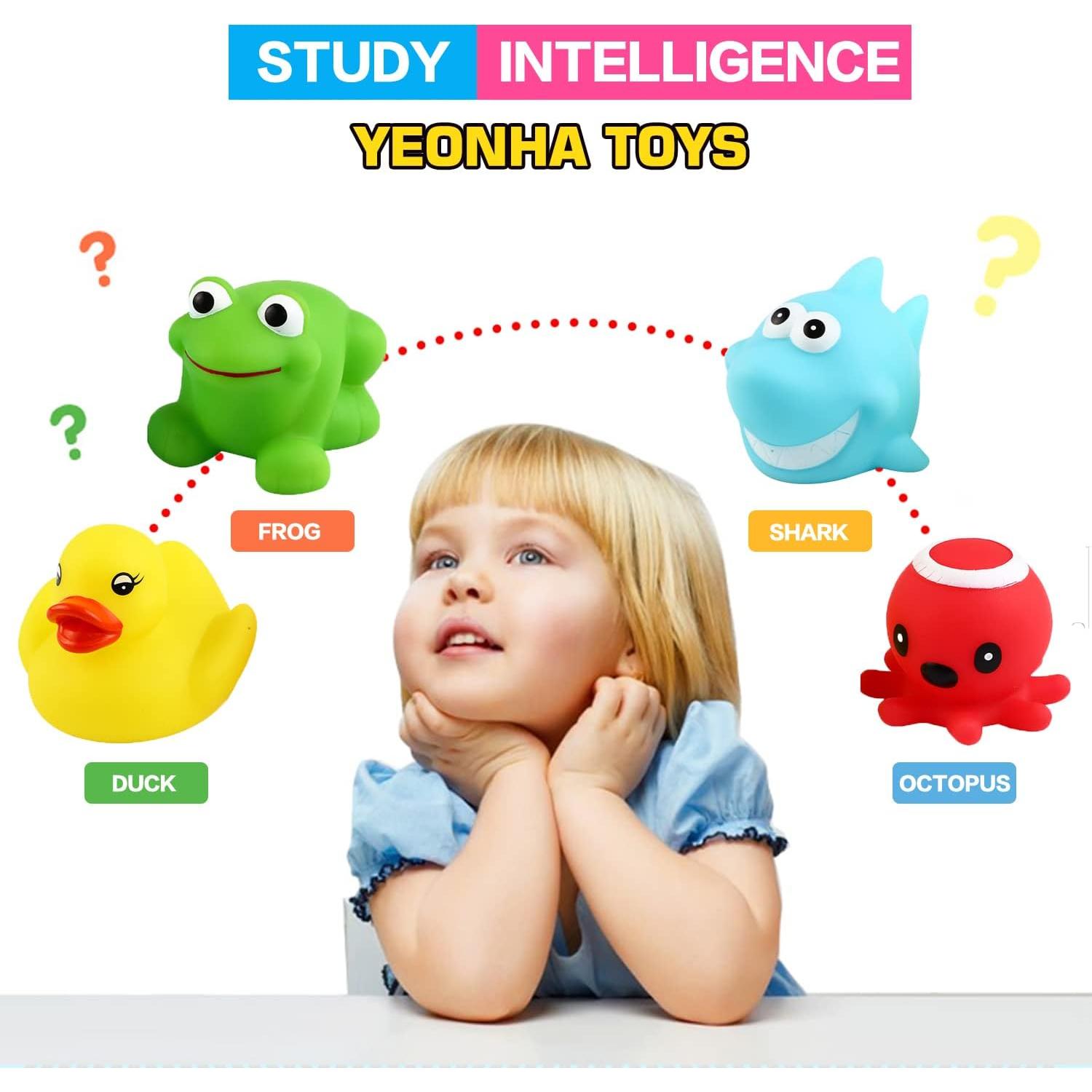 Juguetes de Baño Yeonha 4 Pack Flotantes Iluminados 8,89 cm