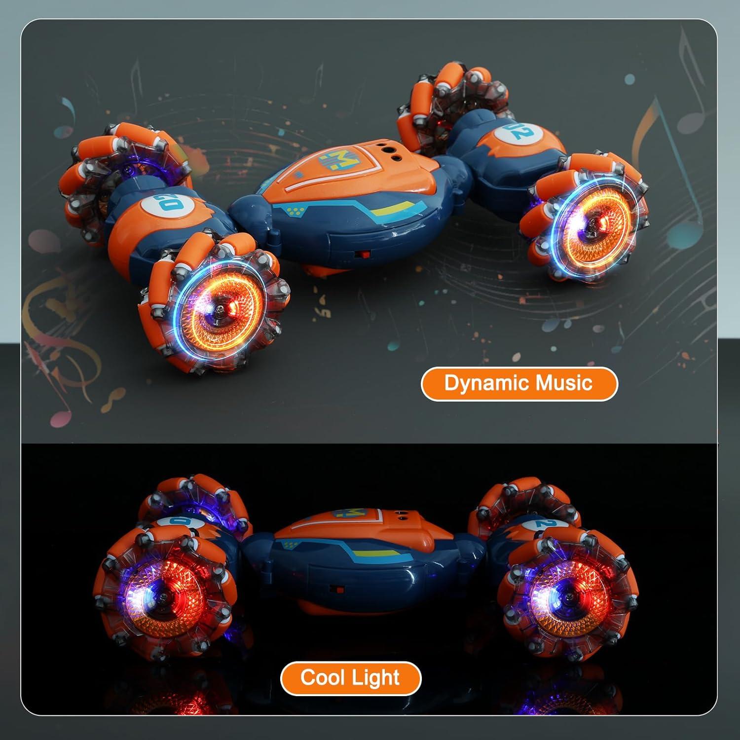 Coche Acrobático RC QXHOL 4WD Control Gestos Luz Música