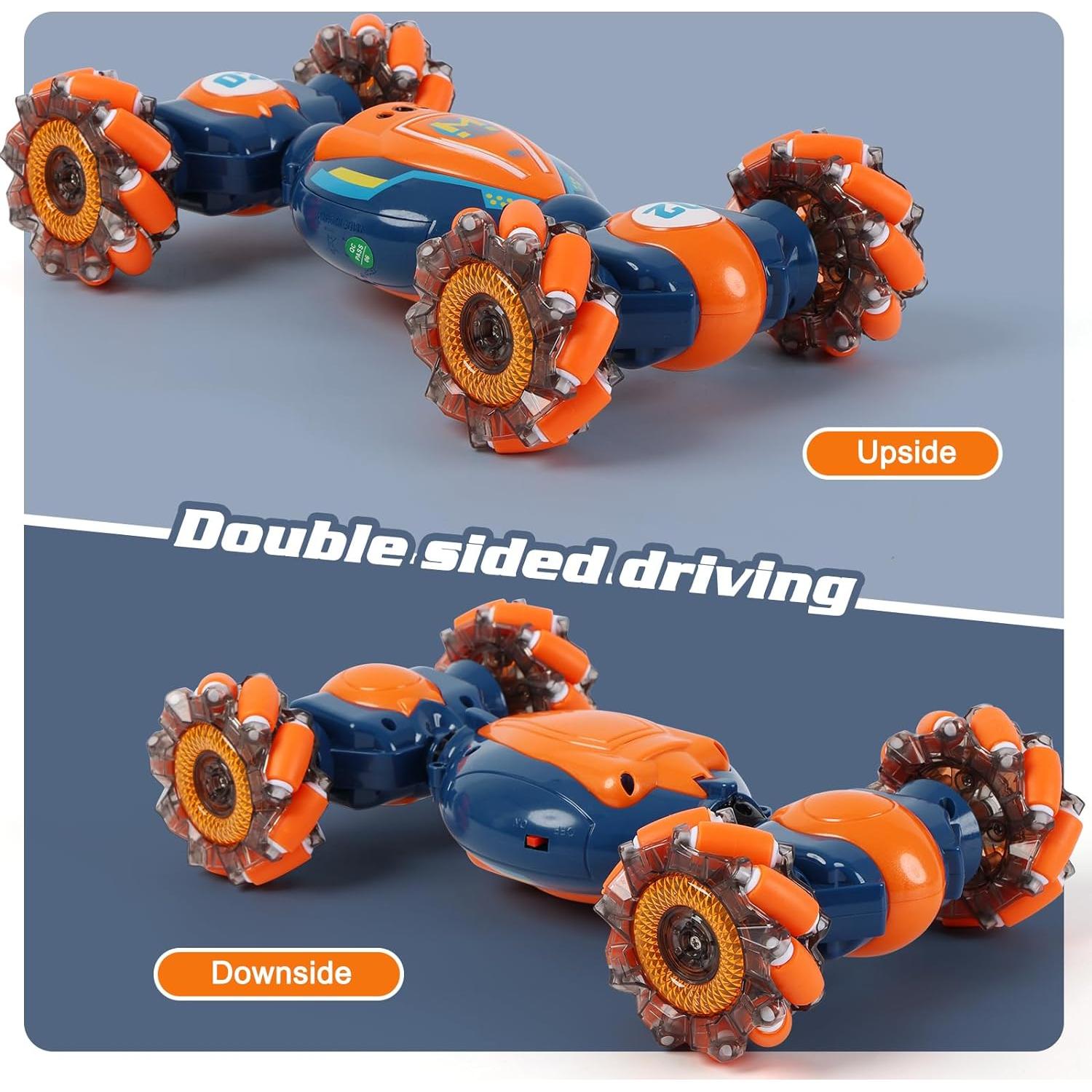 Coche Acrobático RC QXHOL 4WD Control Gestos Luz Música