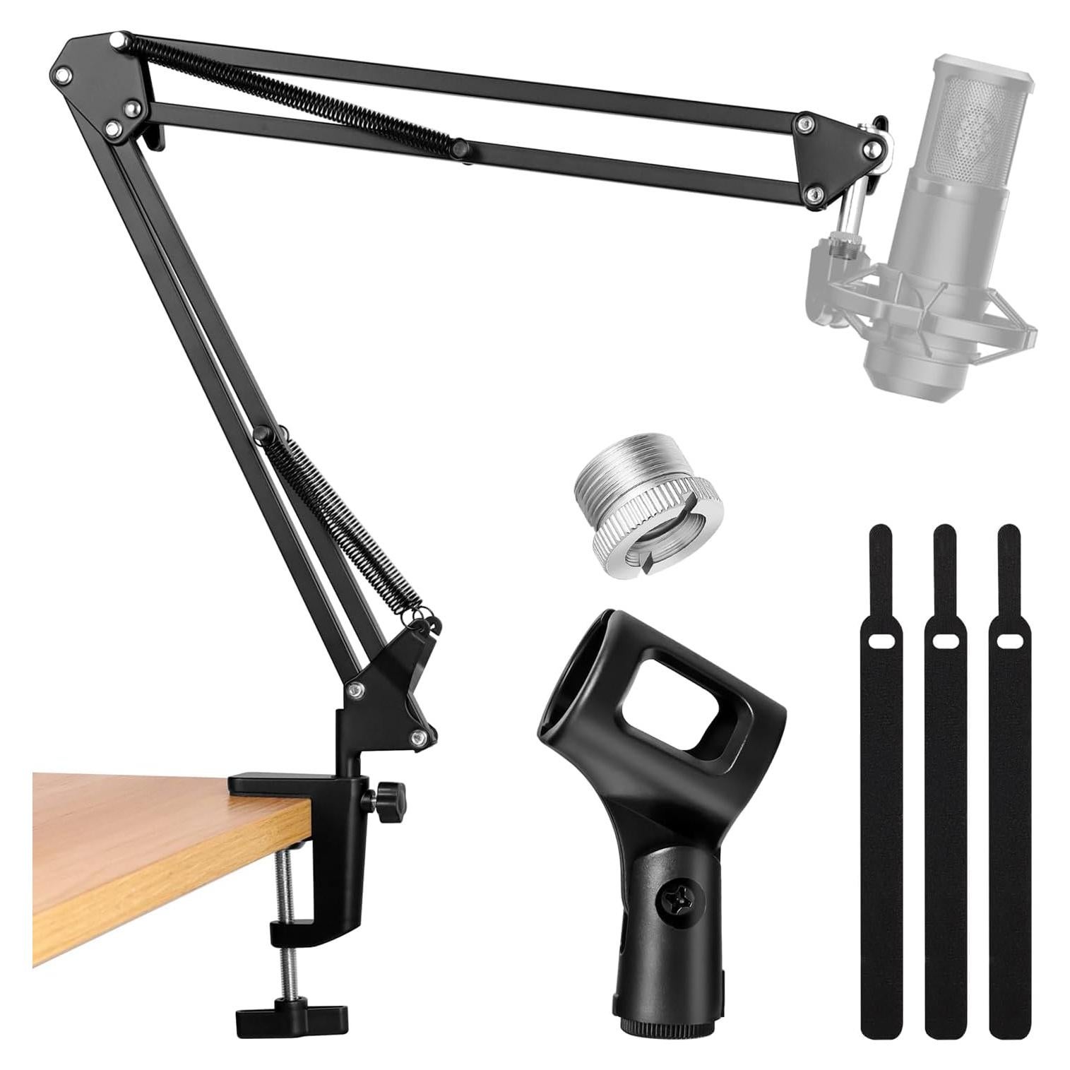 Soporte de Micrófono Brazo Boom LacBec Ajustable 1.4kg