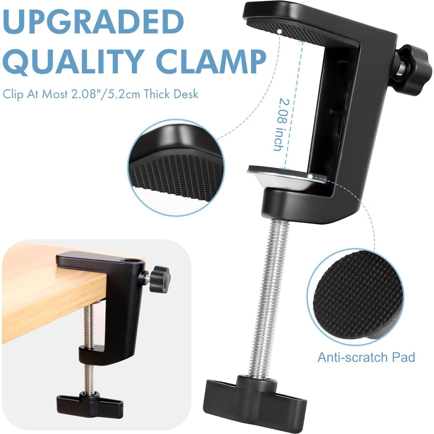 Soporte de Micrófono Brazo Boom LacBec Ajustable 1.4kg