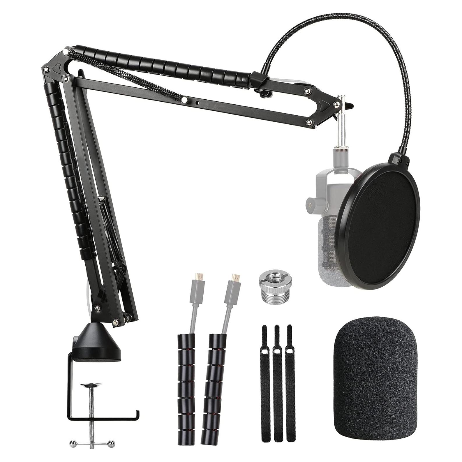 Soporte de Micrófono YOUSHARES con Filtro de Pop y Pantalla