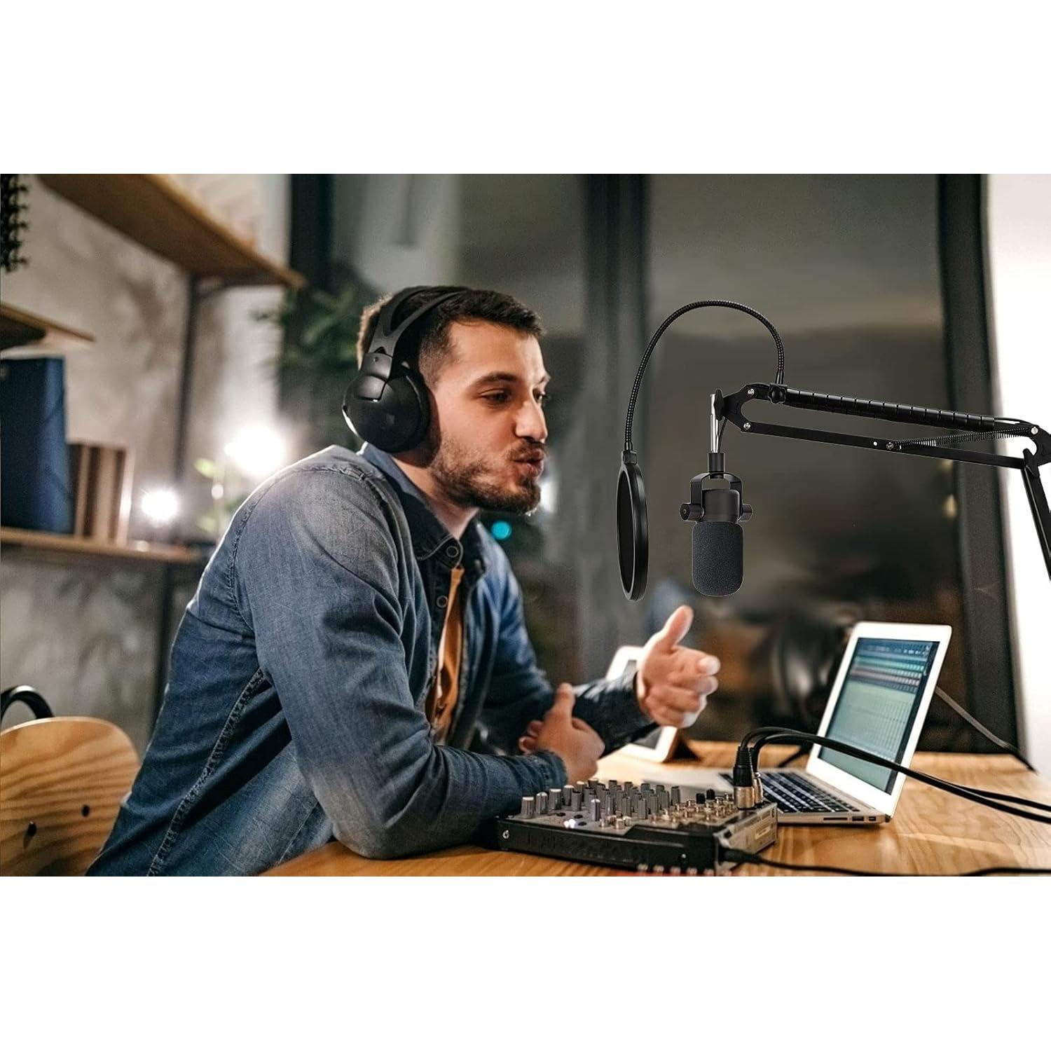 Soporte de Micrófono YOUSHARES con Filtro de Pop y Pantalla