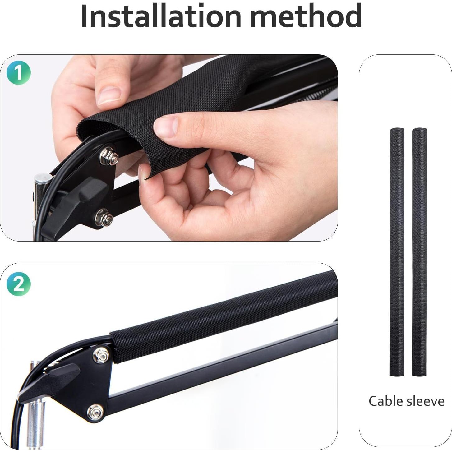 Brazo de micrófono ajustable Fifine AM8 con adaptador y fundas