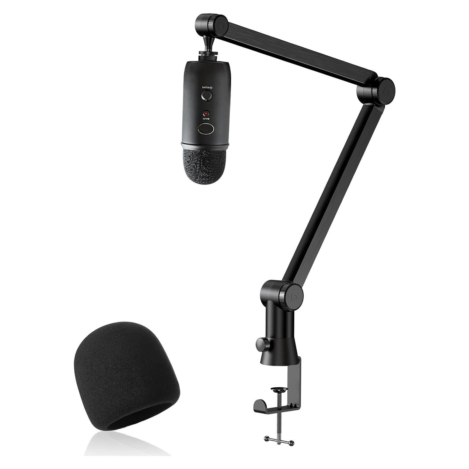 Soporte de Micrófono Blue Yeti YOUSHARES con Filtro Pop