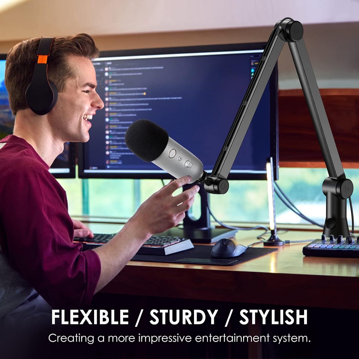 Soporte de Micrófono Blue Yeti YOUSHARES con Filtro Pop