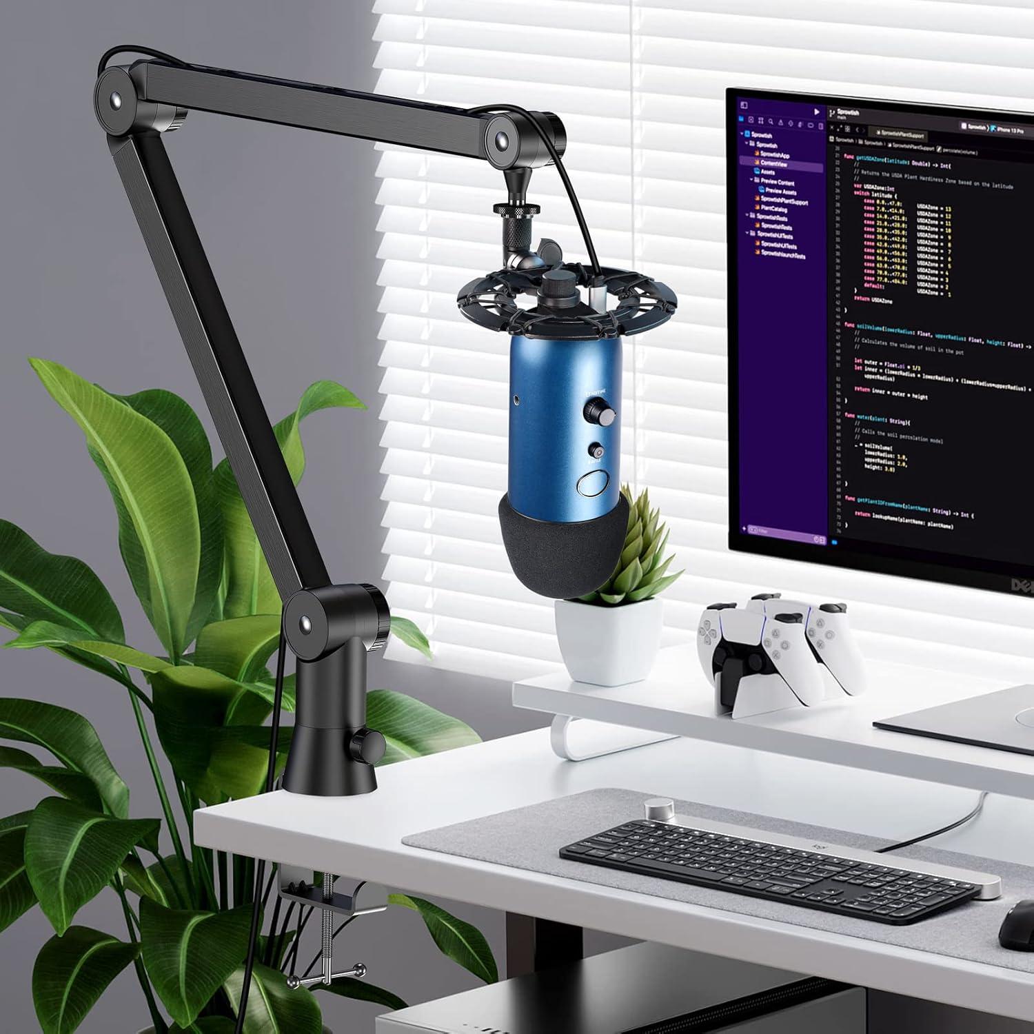Soporte de Micrófono Blue Yeti YOUSHARES con Filtro Pop