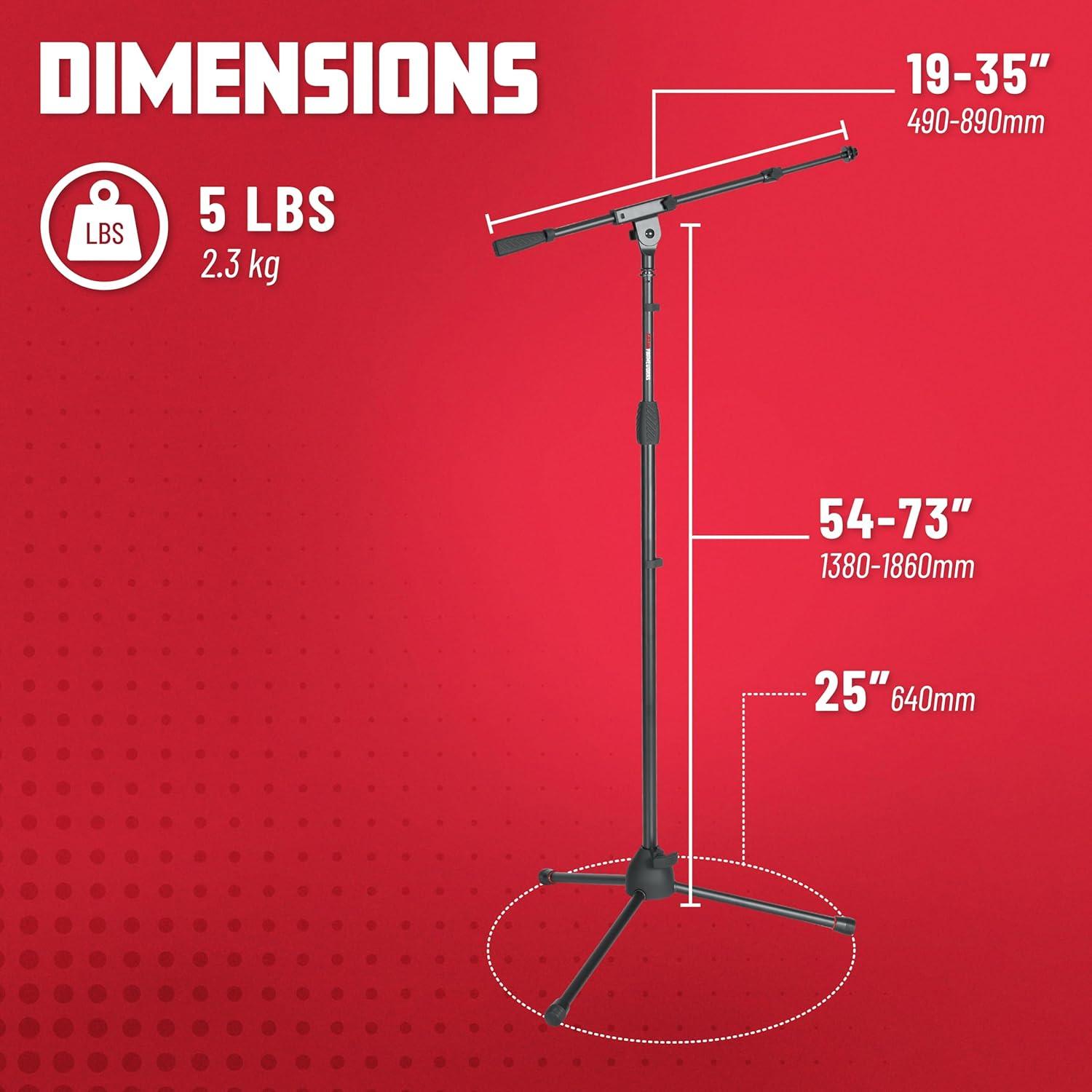 Soporte de Micrófono Tripode Gator Frameworks GFW-MIC-2020 Ajustable