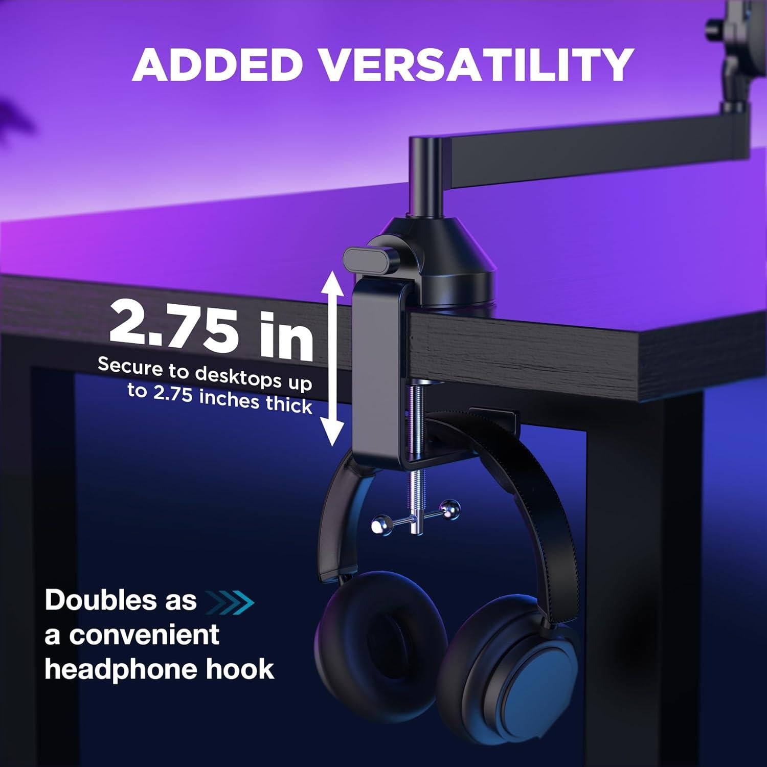 Brazo de Micrófono InnoGear MU-LP26 Ajustable con 2 Cables XLR 1.8m