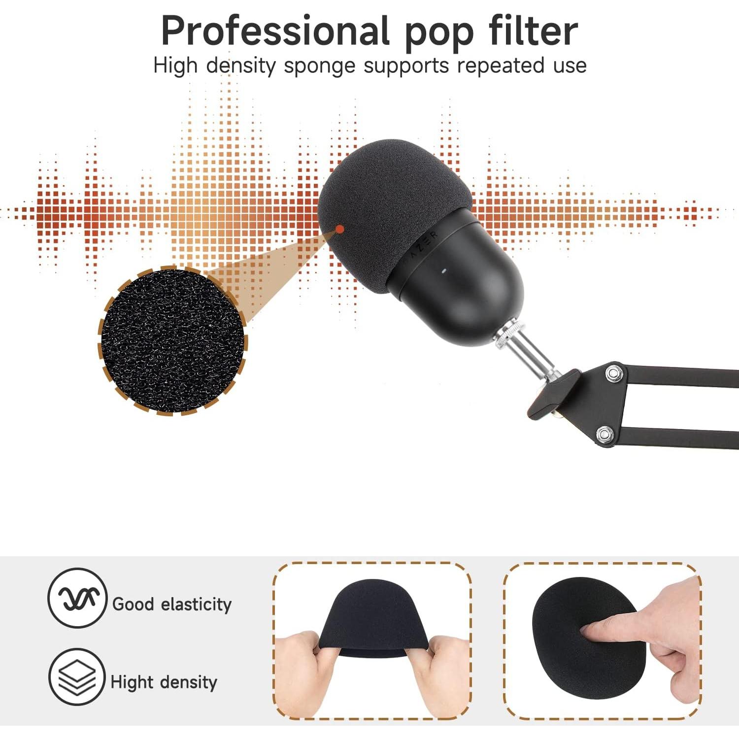 Soporte de Micrófono Razer Seiren Mini Boom Arm con Filtro