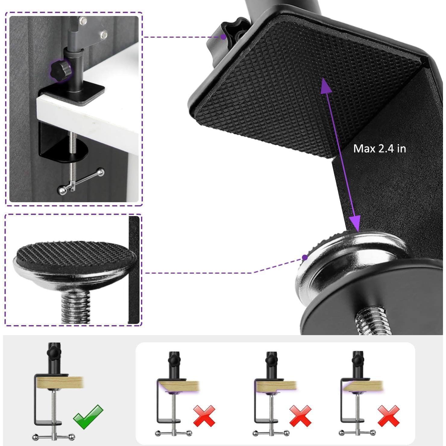 Soporte de Micrófono Boom HyperX QuadCast 2 Ajustable