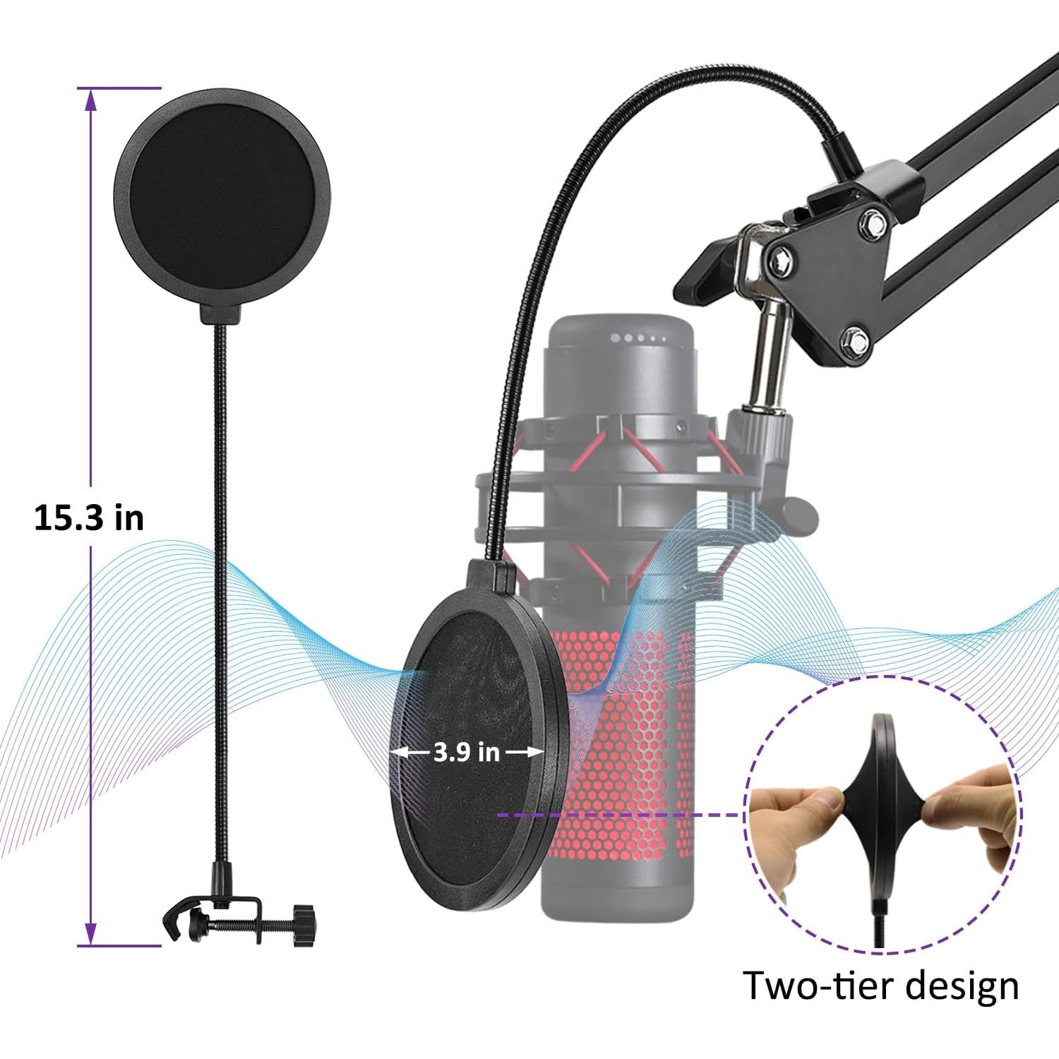 Soporte de Micrófono Boom HyperX QuadCast 2 Ajustable
