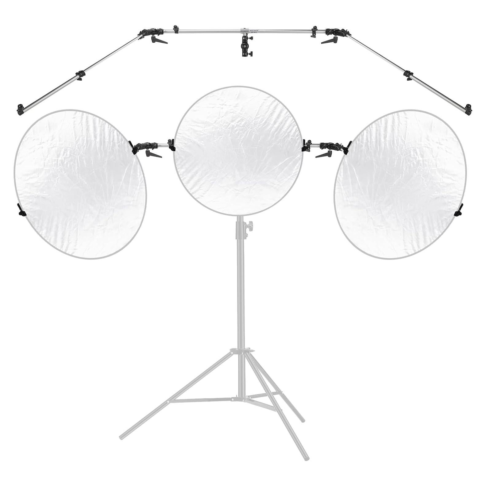 Soporte Triple para Reflectores NEEWER ST-RF3 108cm Plegable