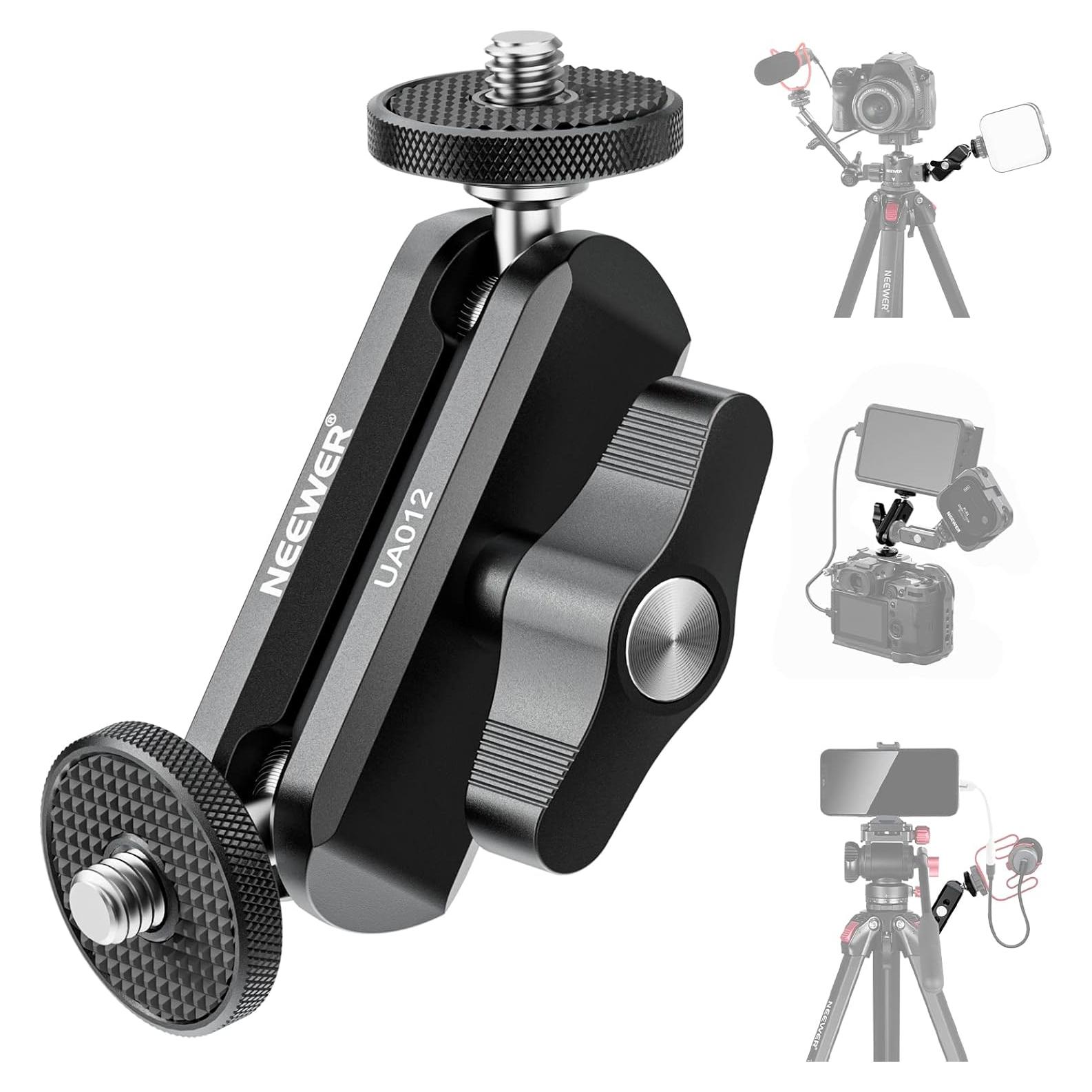 Brazo Mágico Articulado NEEWER UA012 con Doble Cabeza Esférica
